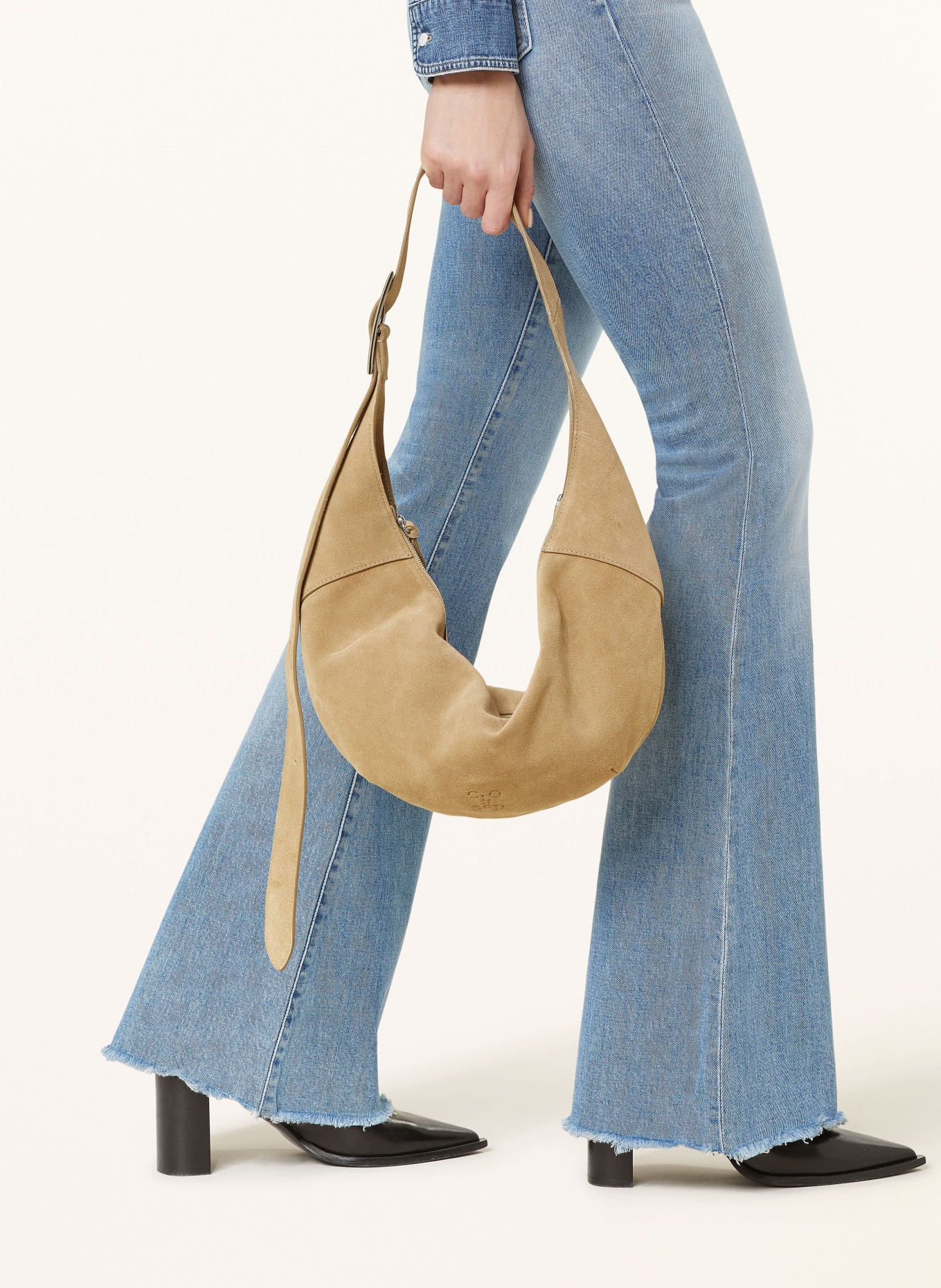 THE.NIM STANDARD Flared jeans KYLIE, Color: W837-VLG LIGHT BLUE (Image 5)