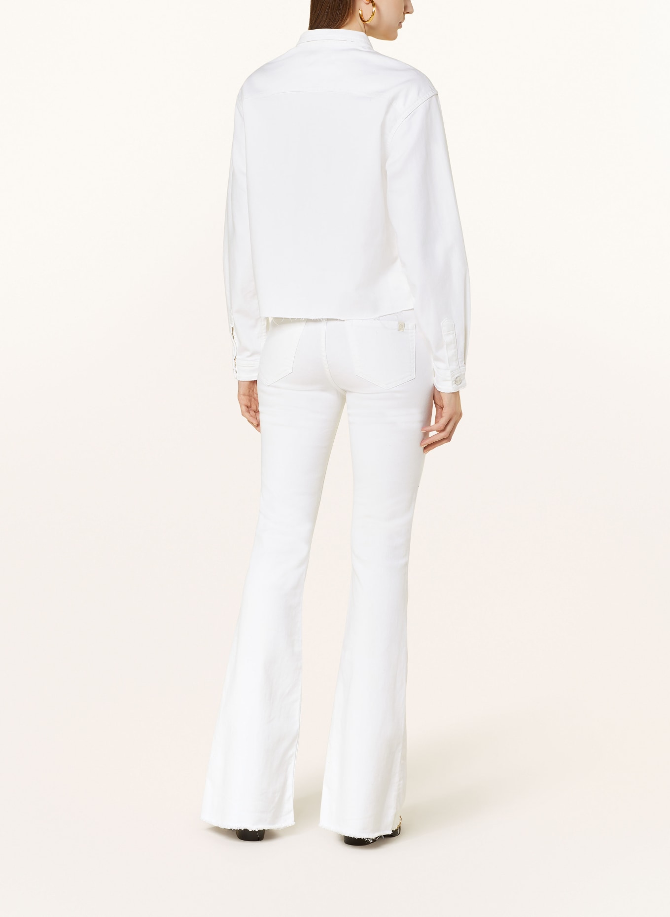 THE.NIM STANDARD Denim jacket, Color: WHITE (Image 3)