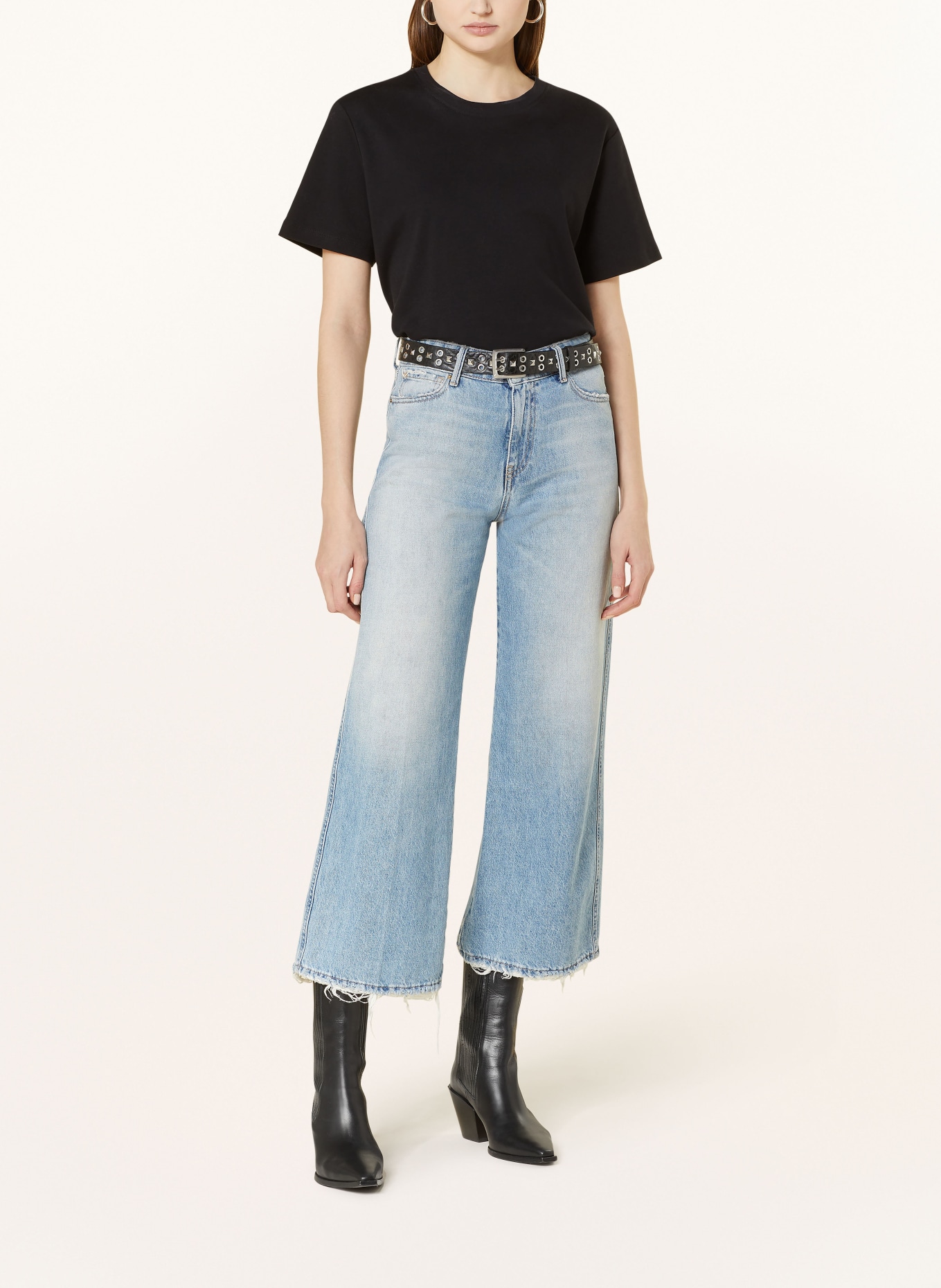 THE.NIM STANDARD Culotte jeans DEBBIE, Color: W721-LGW LIGHT BLUE (Image 2)