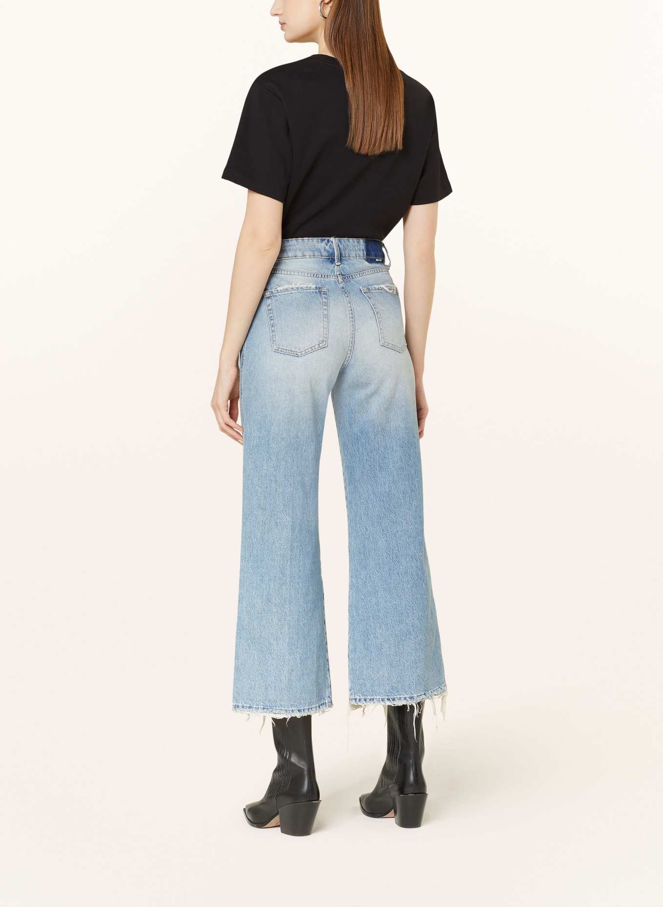 THE.NIM STANDARD Culotte jeans DEBBIE, Color: W721-LGW LIGHT BLUE (Image 3)