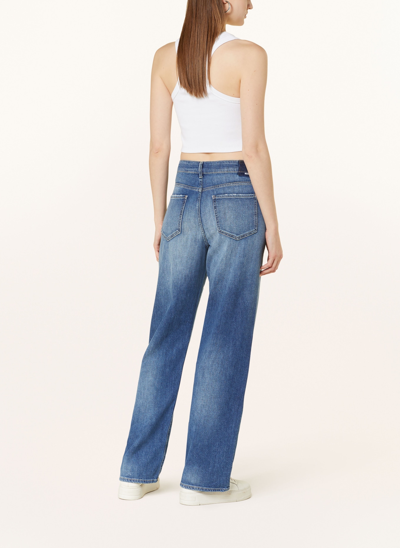 THE.NIM STANDARD Jeans EMMA straight fit, Color: W854-MDV MID BLUE (Image 3)