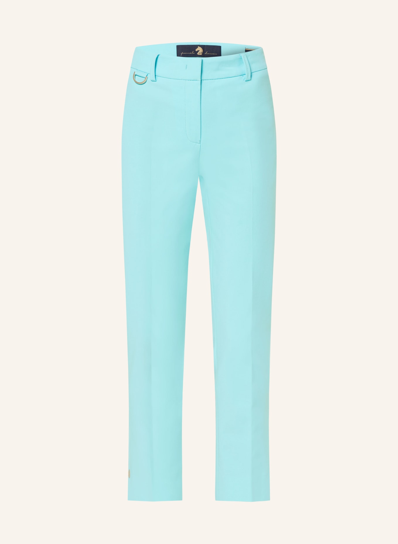 pamela henson 7/8 trousers ALINE, Color: TURQUOISE (Image 1)