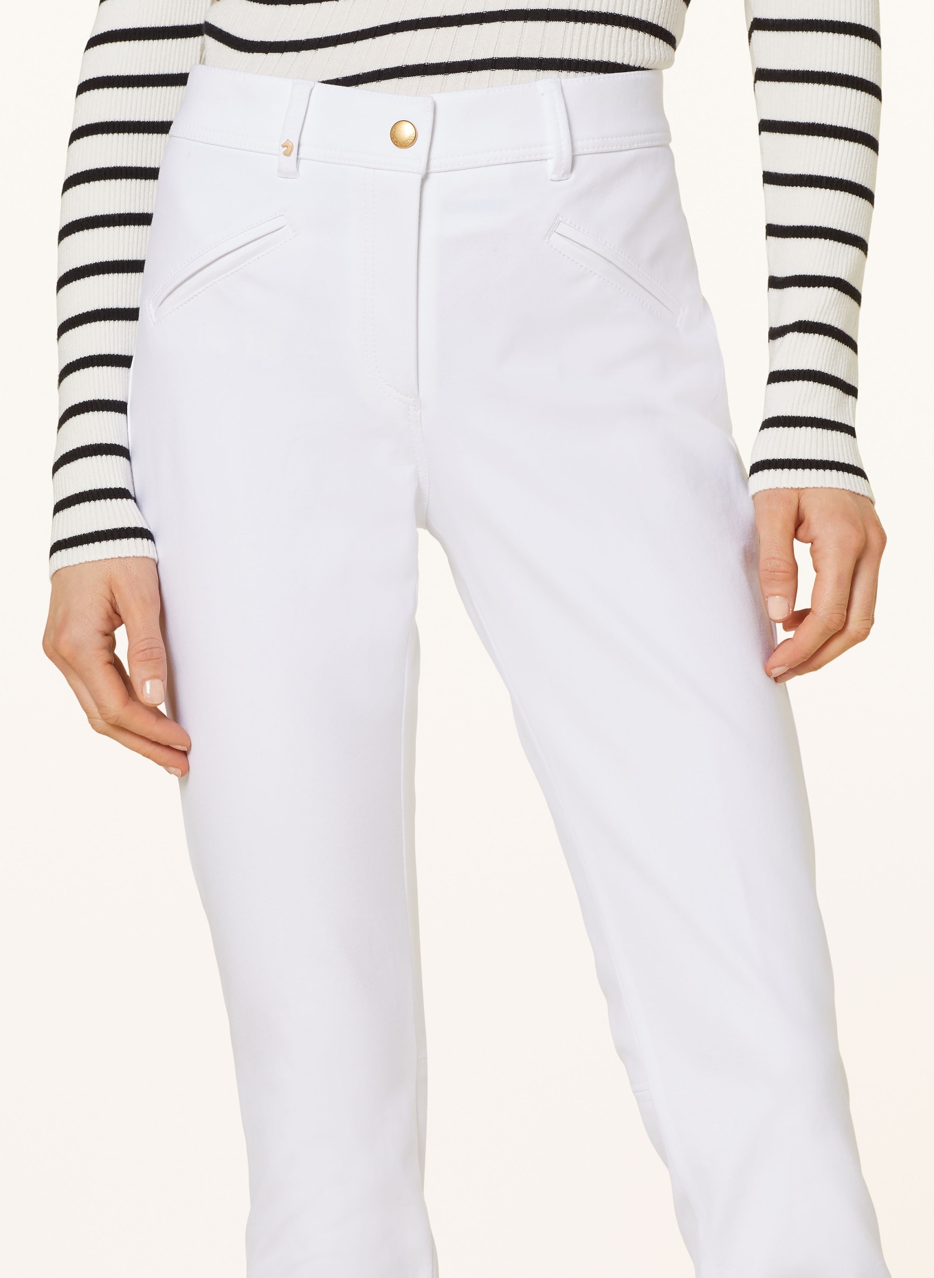 pamela henson Trousers ROYAL, Color: WHITE (Image 4)