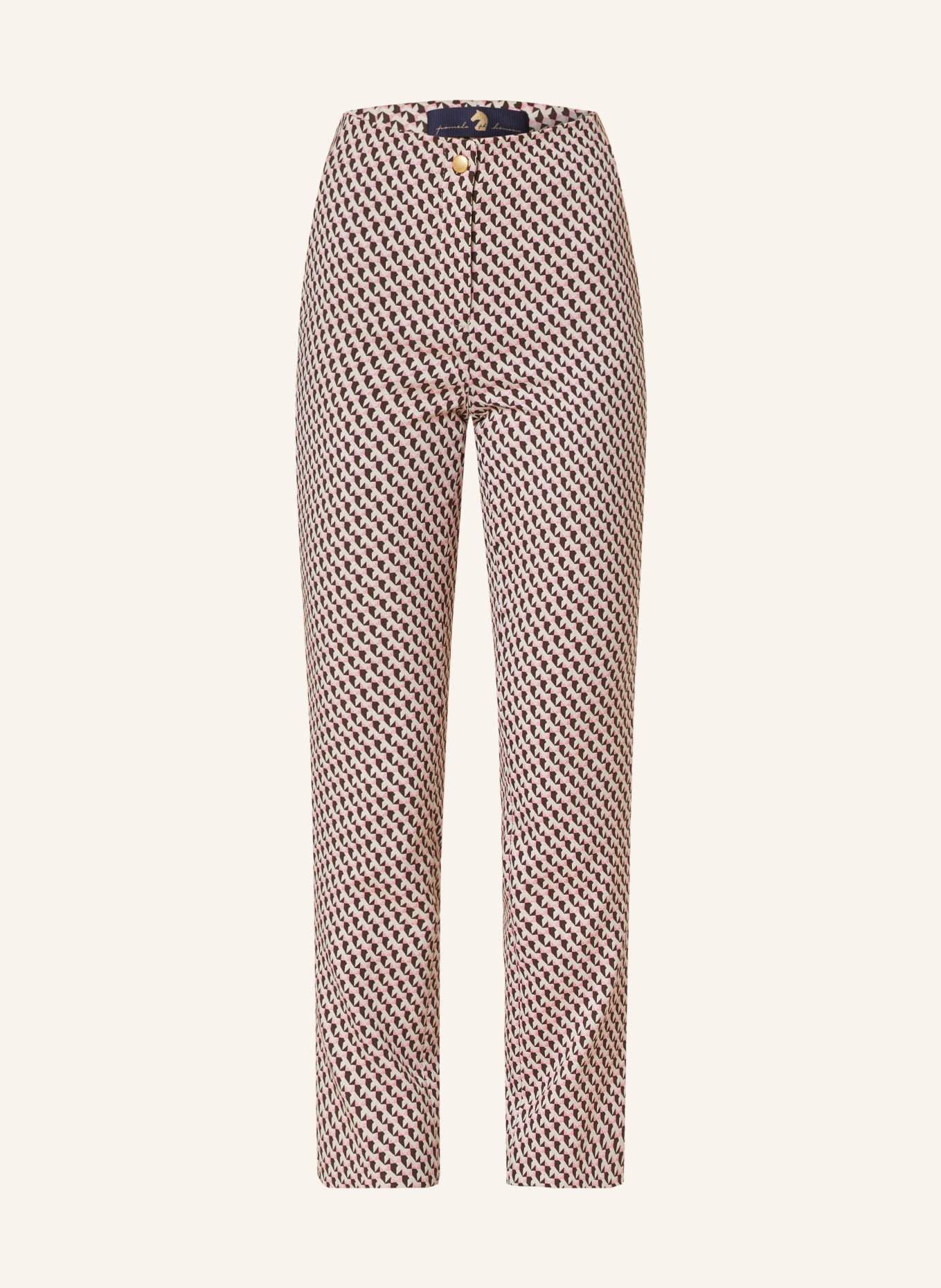 pamela henson Trousers PHELSA, Color: PINK/ BROWN/ LIGHT BROWN (Image 1)