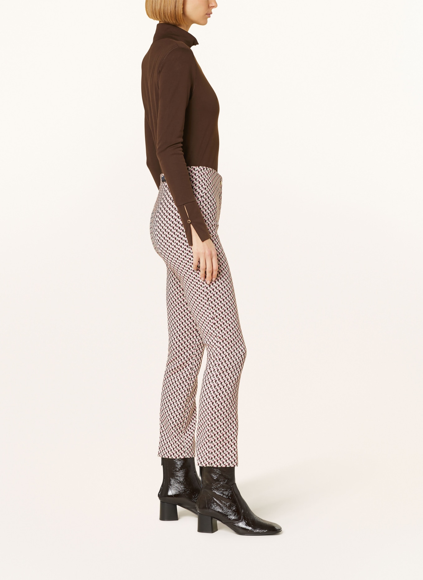 pamela henson Trousers PHELSA, Color: PINK/ BROWN/ LIGHT BROWN (Image 4)