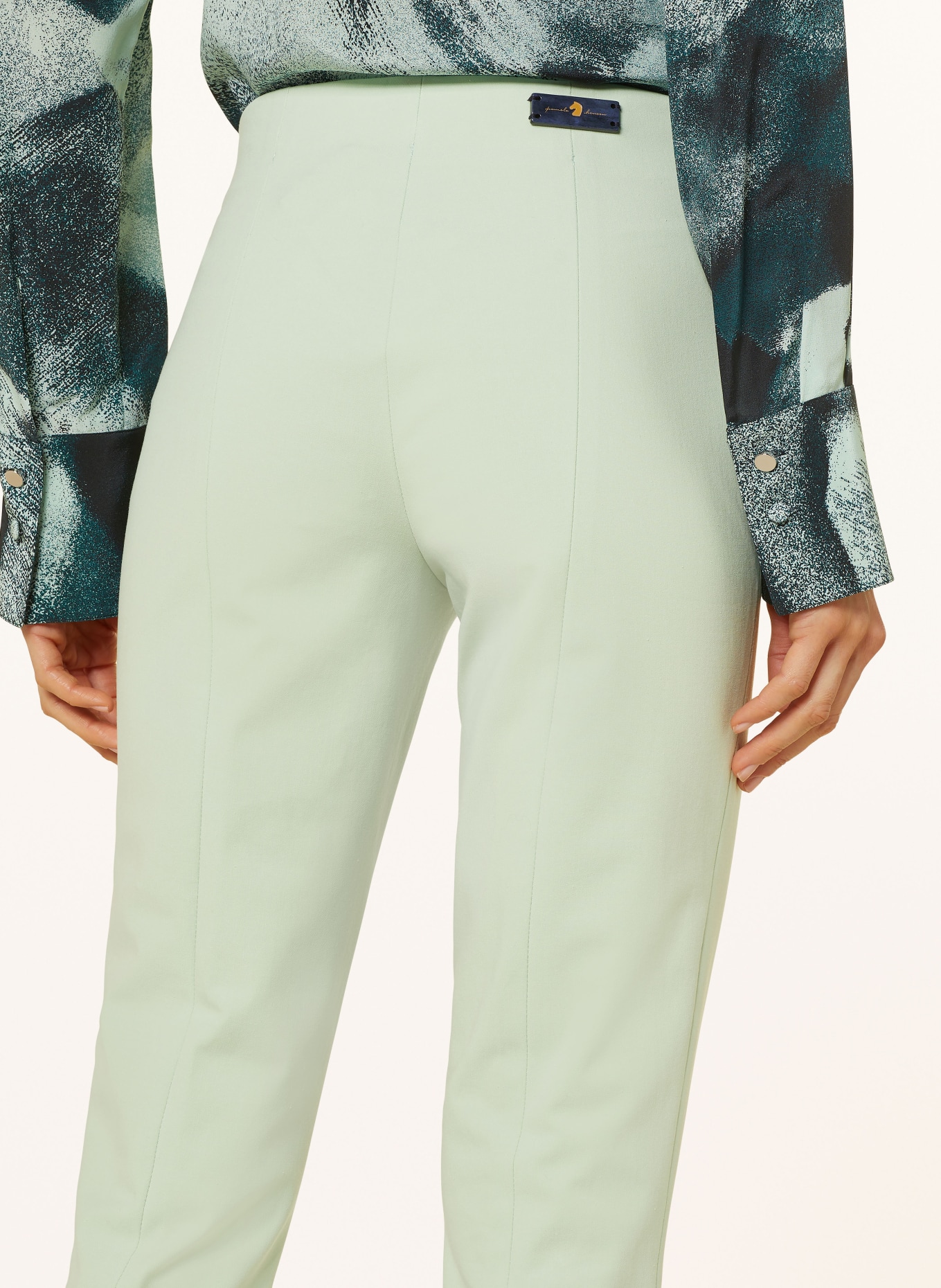 pamela henson Trousers PHELSA, Color: LIGHT GREEN (Image 5)