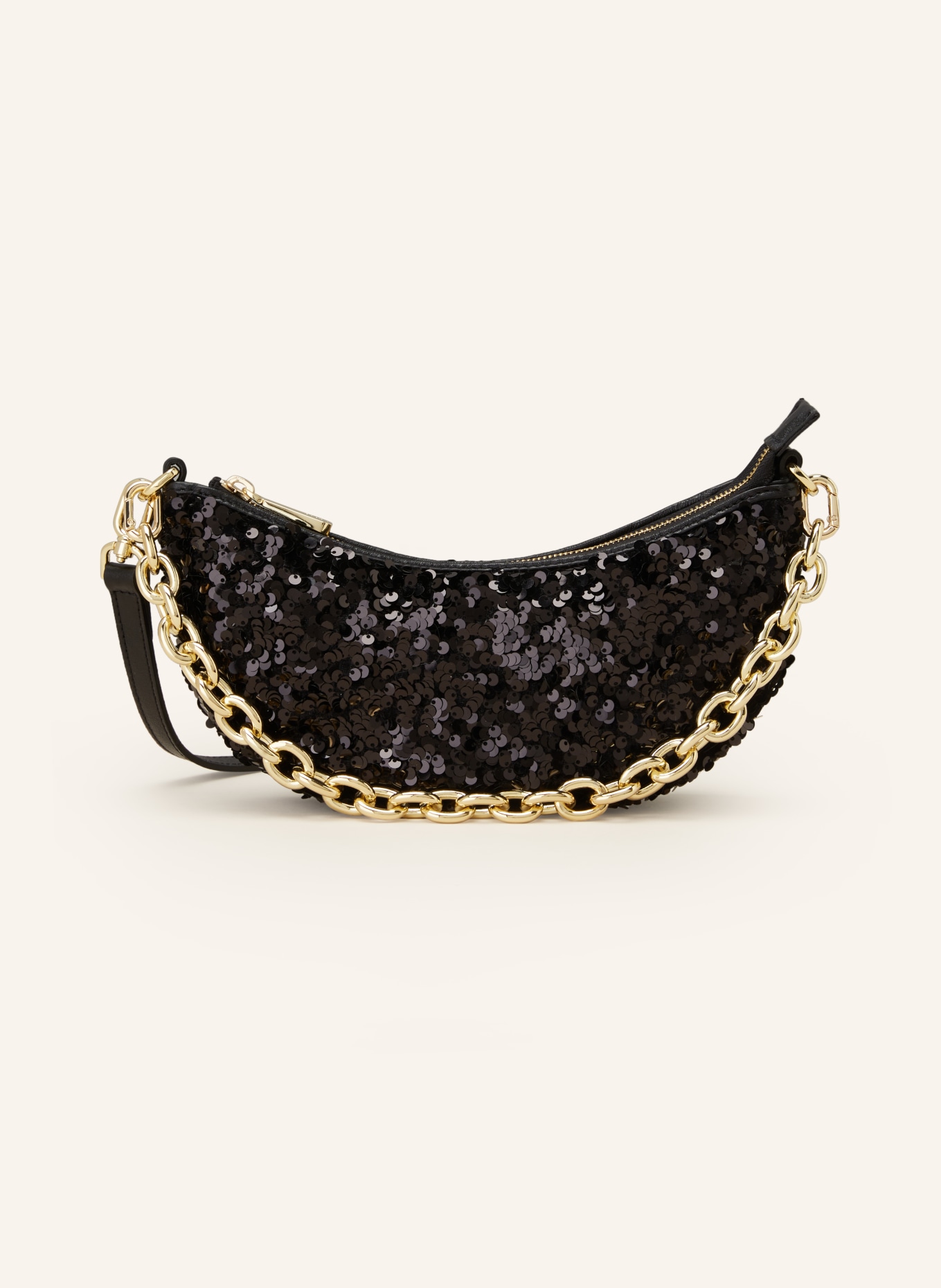 abro Crossbody bag MOON with sequins, Color: BLACK (Image 1)