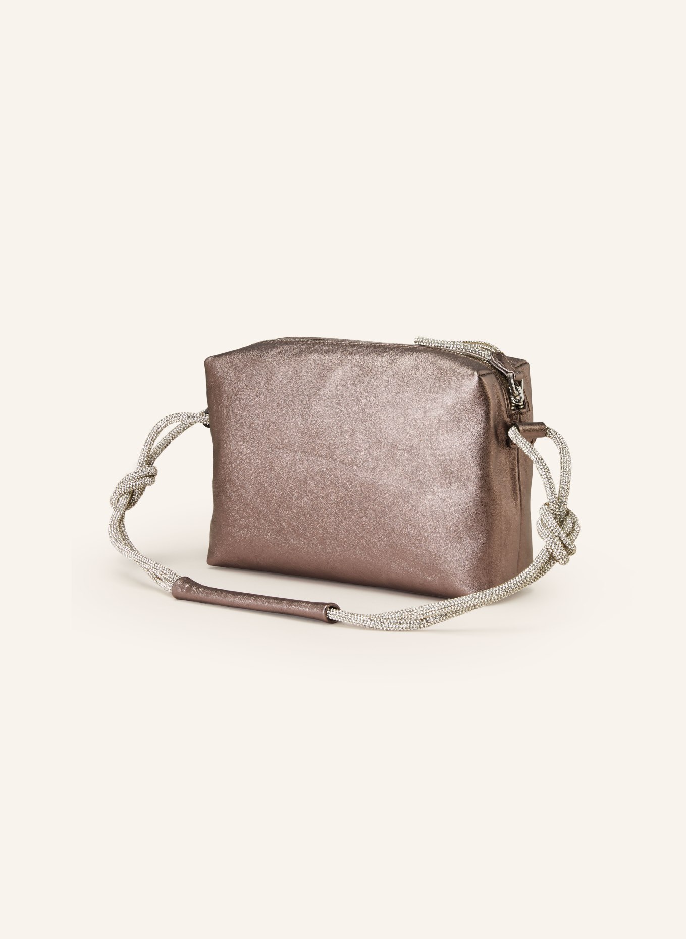 abro Shoulder bag with decorative gems, Color: TAUPE (Image 2)