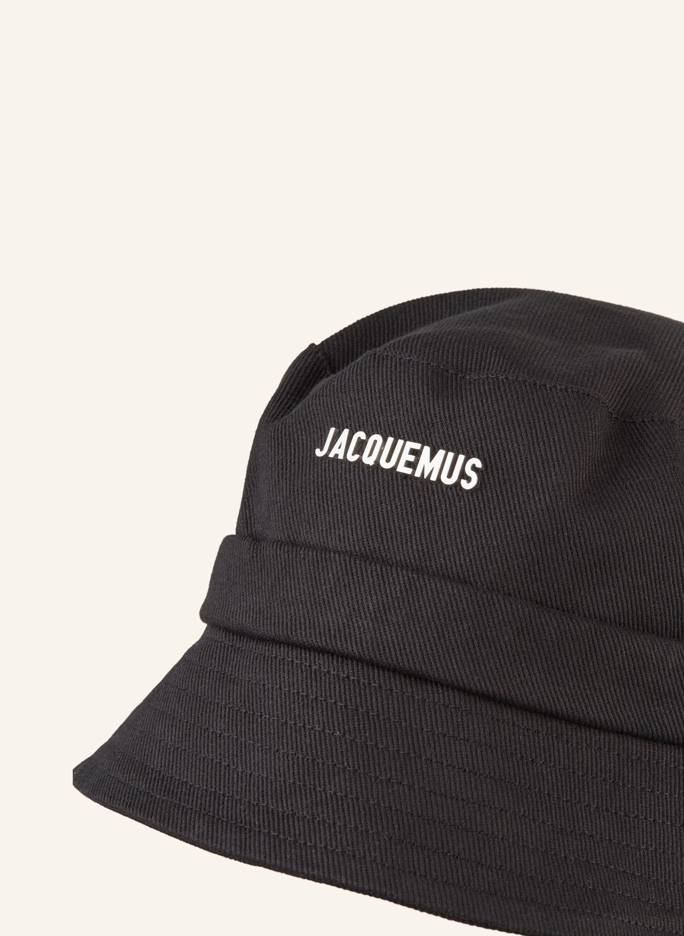 JACQUEMUS Klobouk Bucket Hat, Barva: ČERNÁ (Obrázek 3)