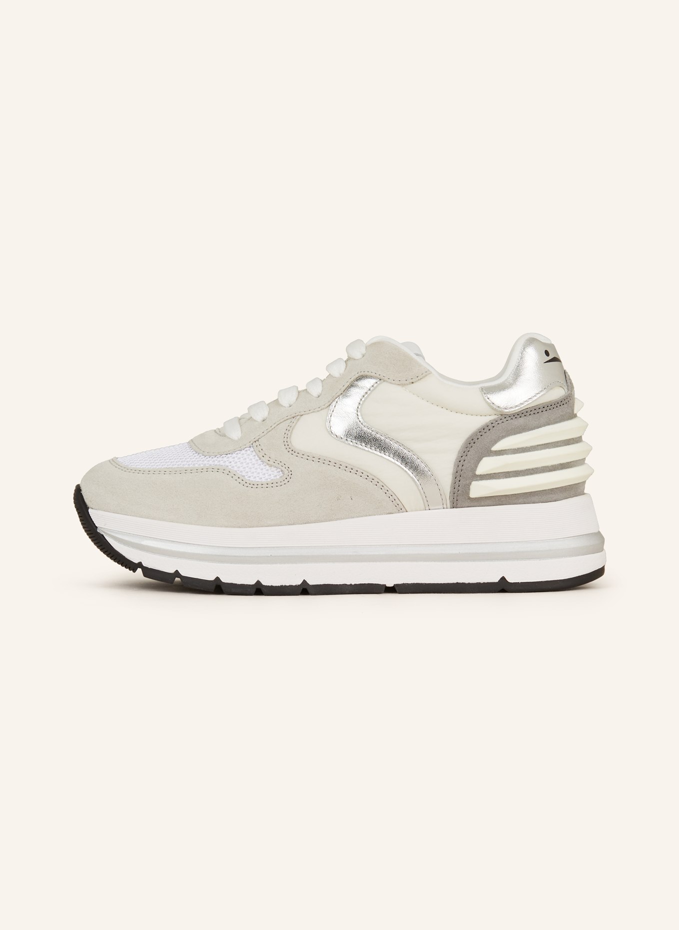 VOILE BLANCHE Sneakers MARAN POWER, Color: LIGHT GRAY/ WHITE (Image 4)