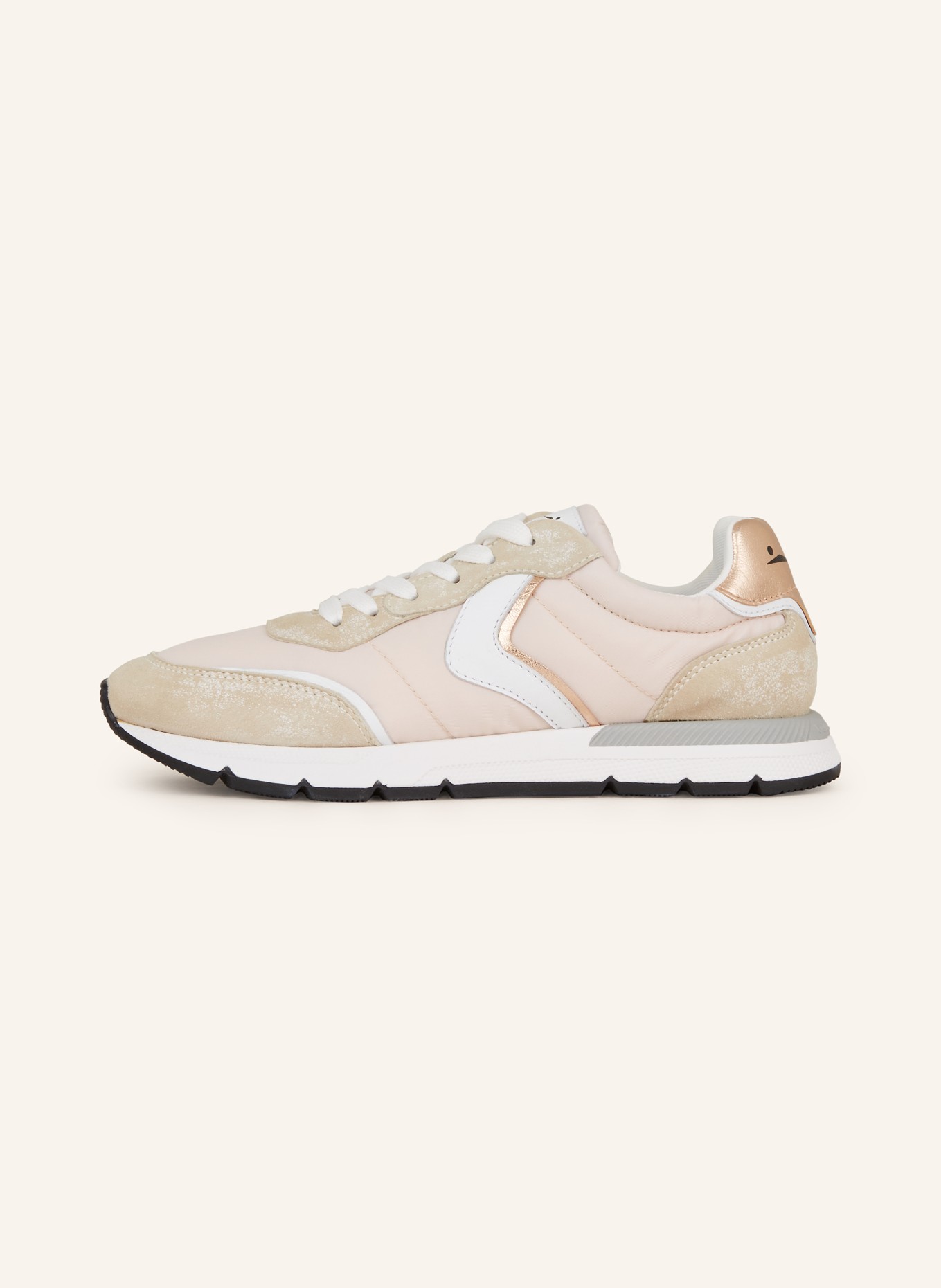 VOILE BLANCHE Sneakers MISSY, Color: BEIGE/ LIGHT PINK (Image 4)