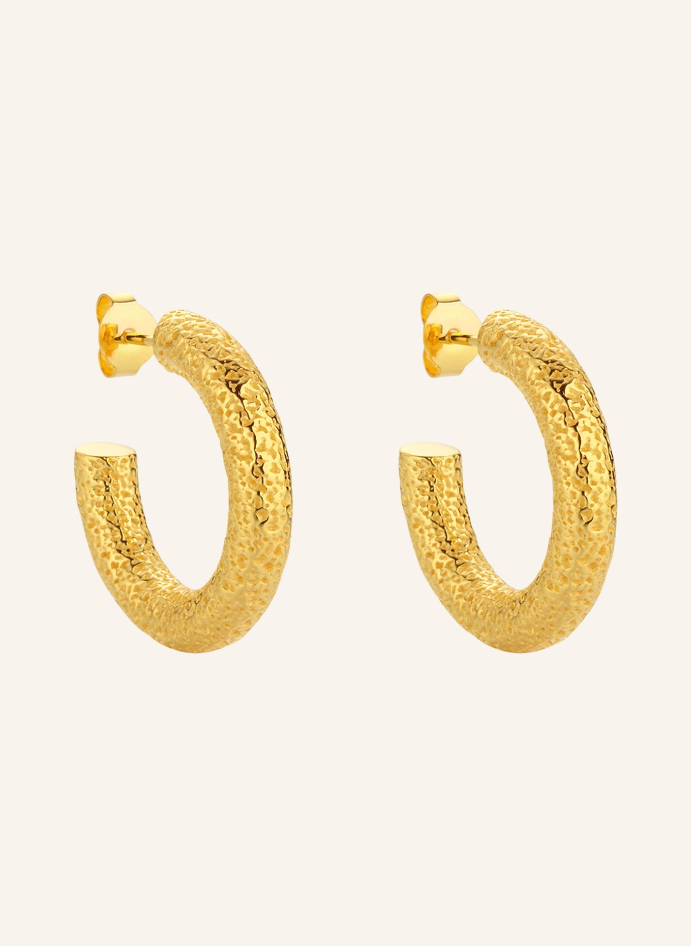 AELEÏLA Creole earrings SAMIYA, Color: GOLD (Image 1)