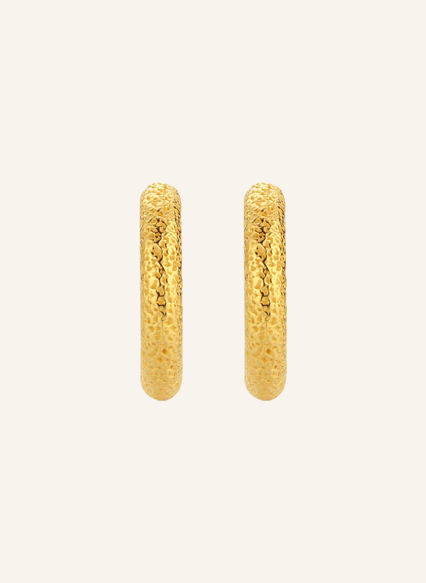 AELEÏLA Creole earrings SAMIYA, Color: GOLD (Image 2)