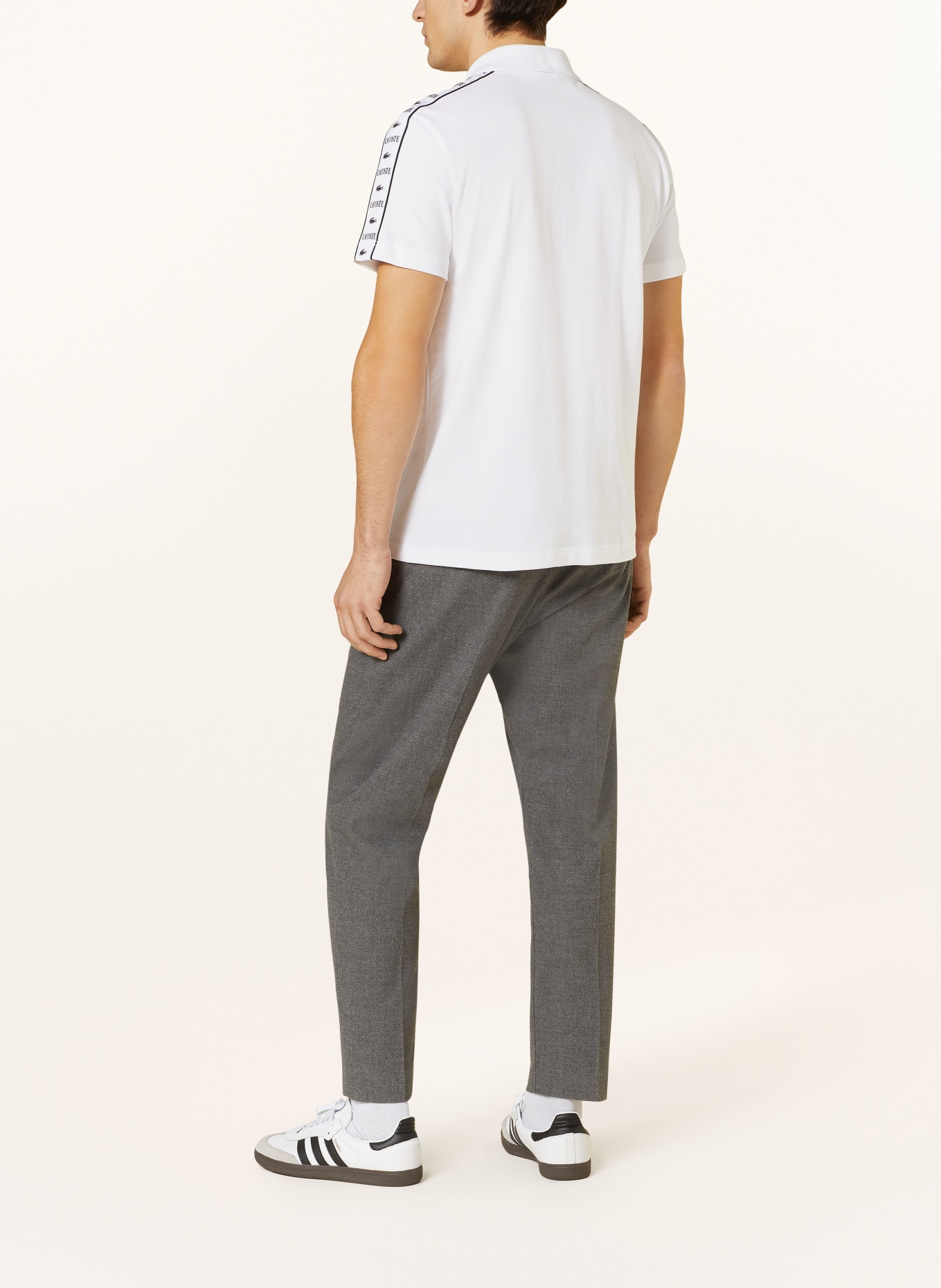 LACOSTE Piqué-Poloshirt Regular Fit, Farbe: WEISS (Bild 3)