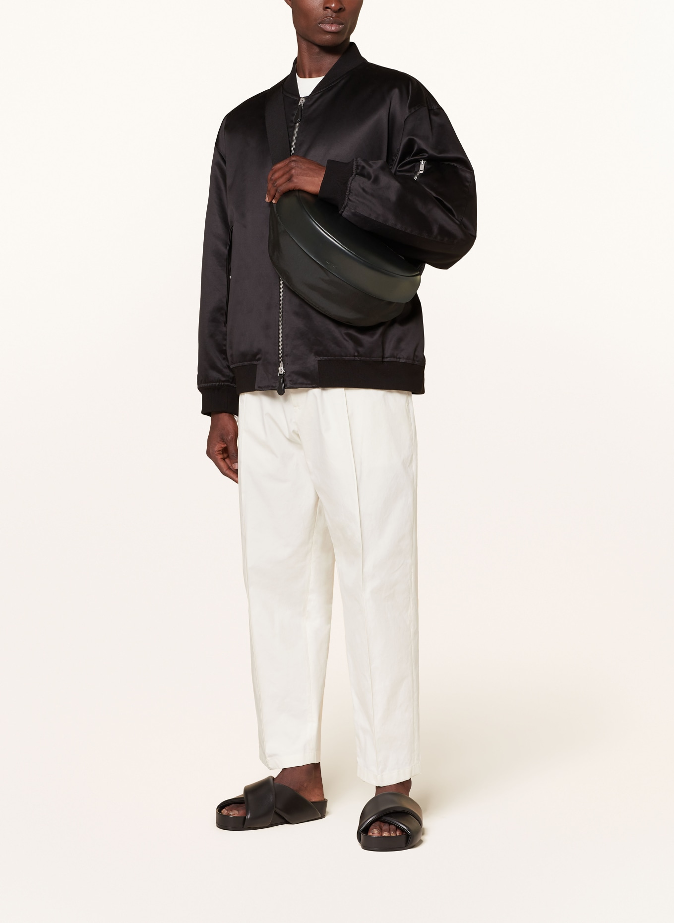 JIL SANDER Waist bag, Color: BLACK (Image 4)