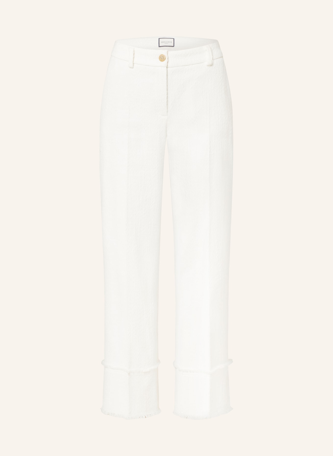 SEDUCTIVE 7/8 trousers MIA, Color: WHITE (Image 1)