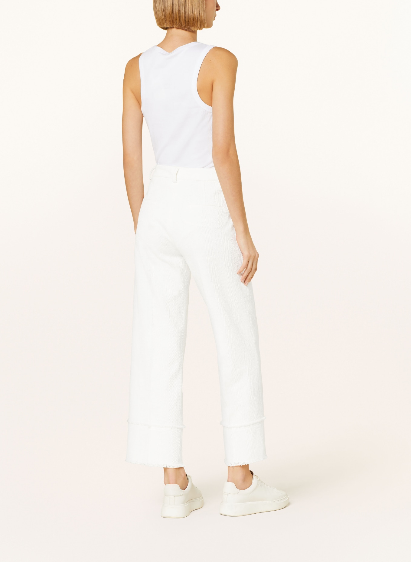 SEDUCTIVE 7/8 trousers MIA, Color: WHITE (Image 3)
