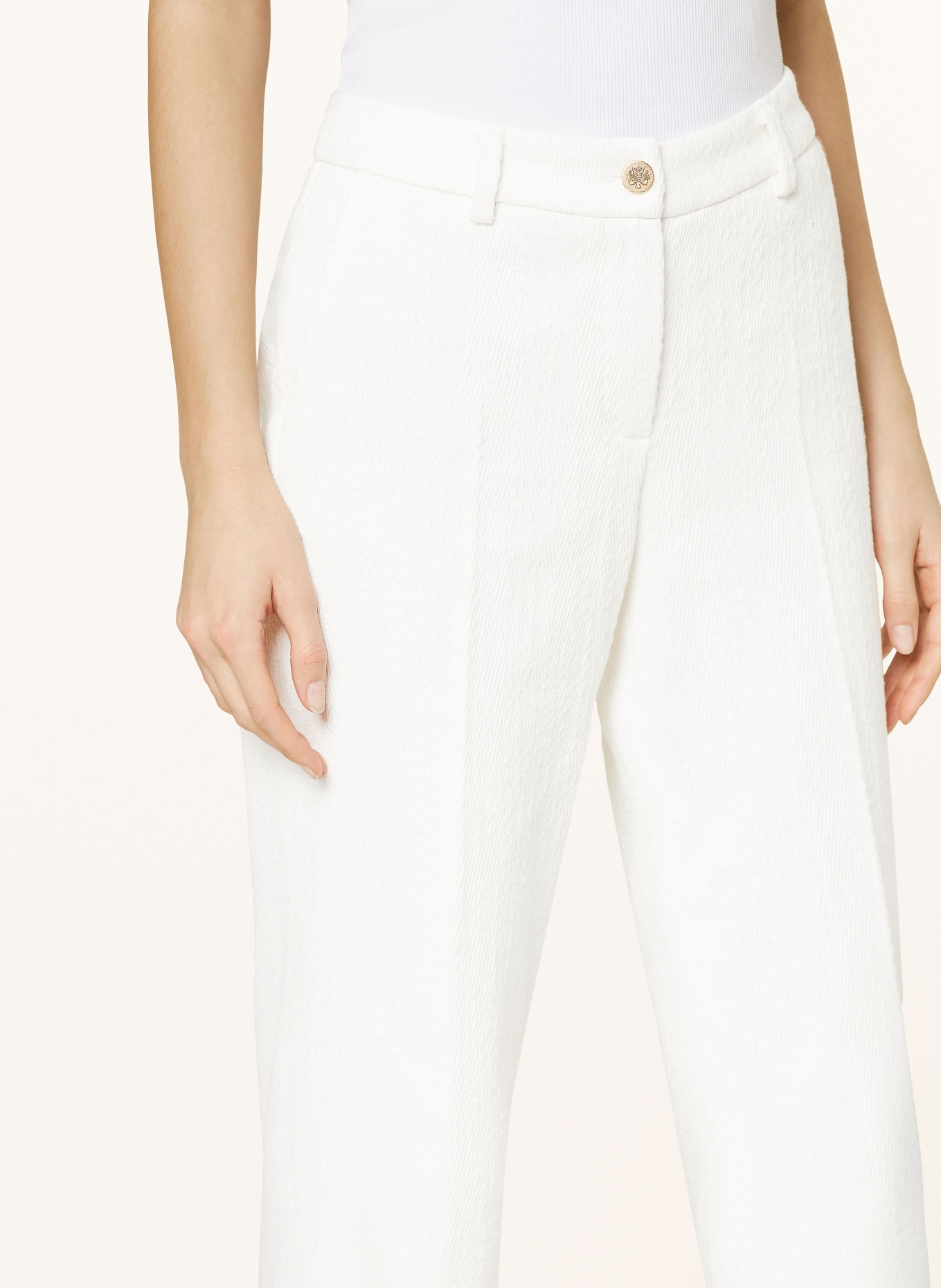 SEDUCTIVE 7/8 trousers MIA, Color: WHITE (Image 5)