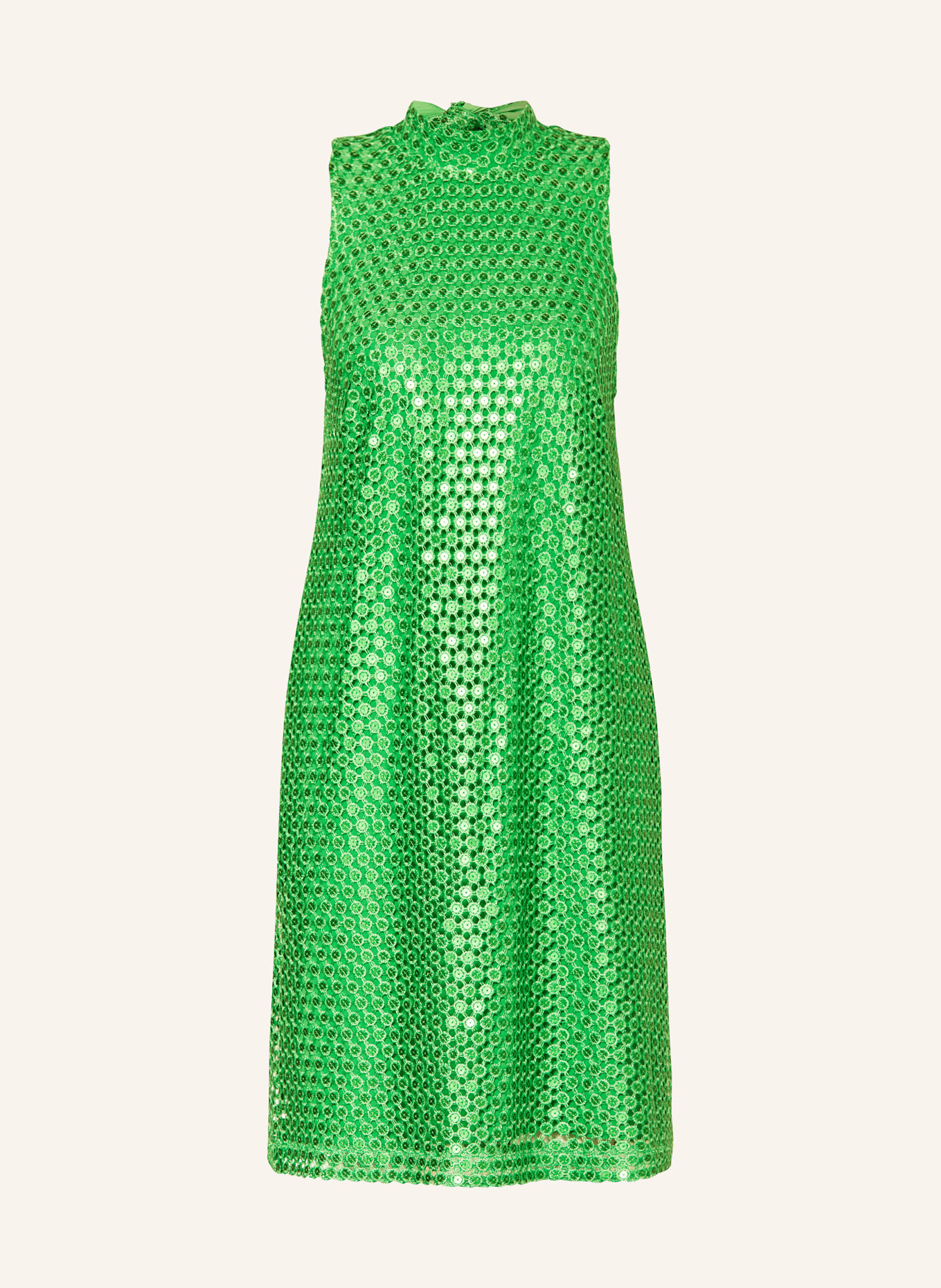 Ana Alcazar Dress with sequins, Color: GREEN (Image 1)