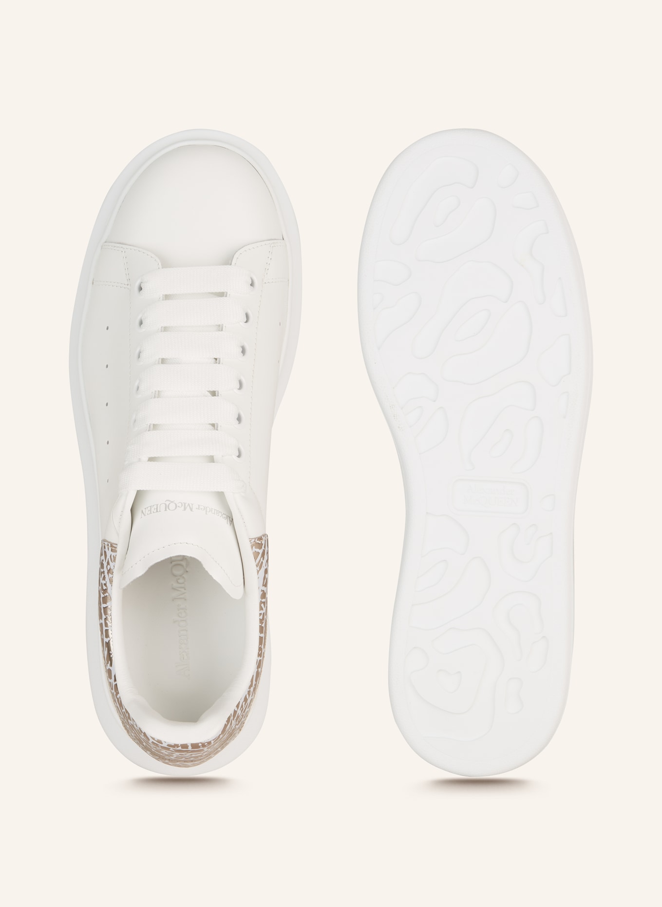 Alexander McQUEEN Sneaker, Farbe: WEISS/ SILBER (Bild 5)