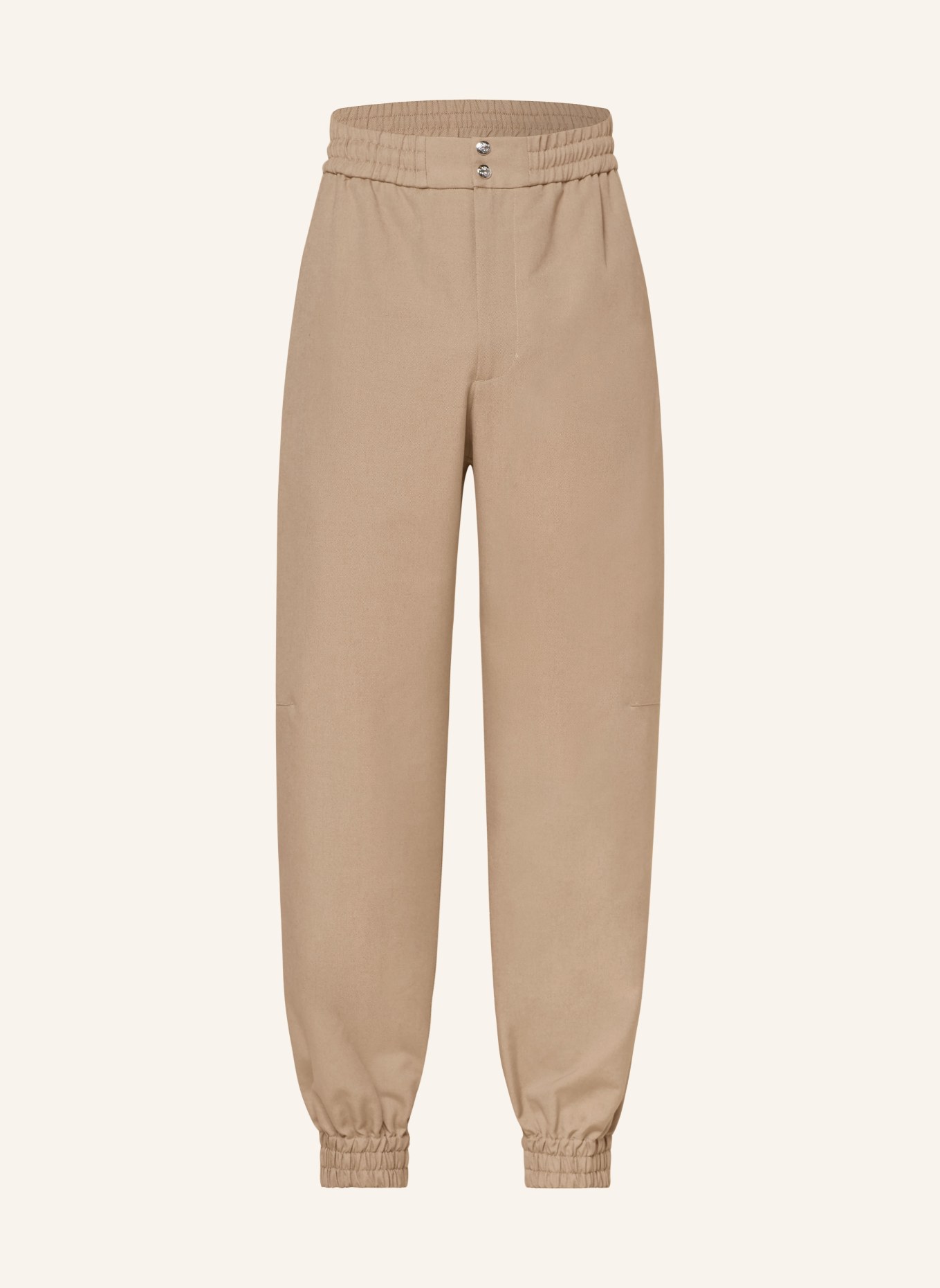 Alexander McQUEEN Spodnie w stylu dresowym extra slim fit, Kolor: BEŻOWY (Obrazek 1)