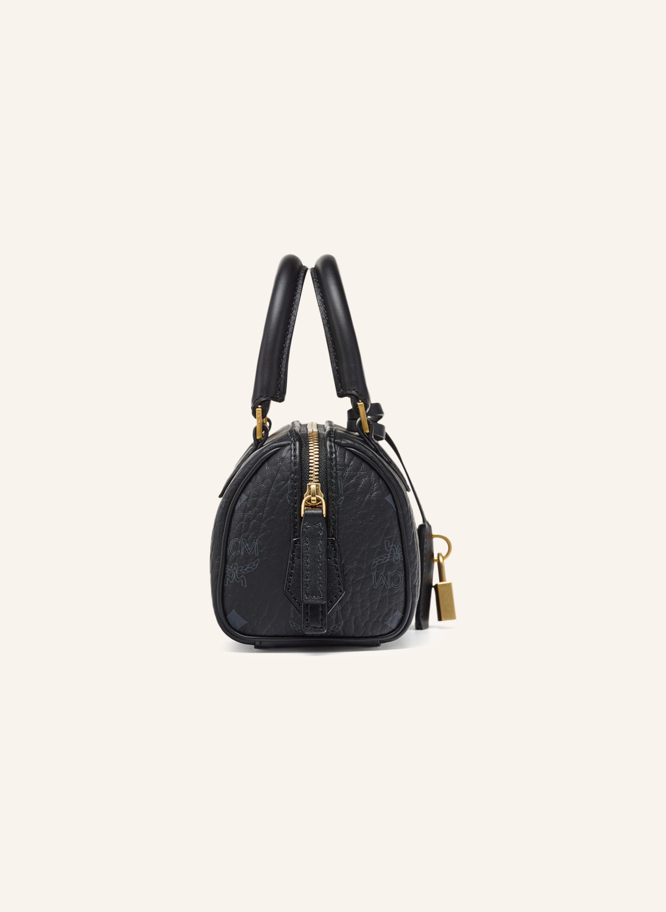 MCM Handbag ELLA BOSTON VISETOS, Color: BLACK/ GRAY (Image 3)