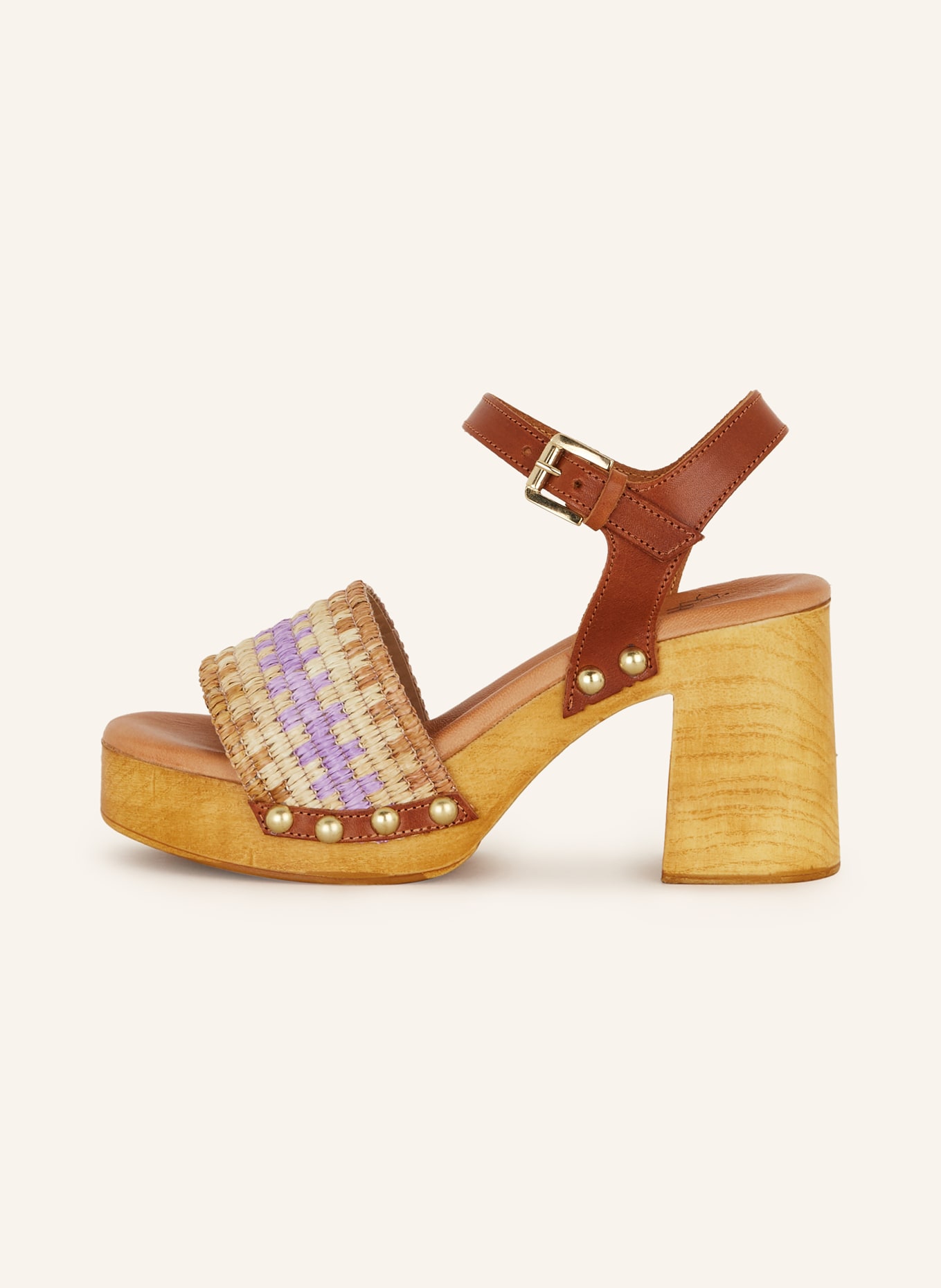 È MIA Platform sandals, Color: BEIGE/ LIGHT PURPLE (Image 4)