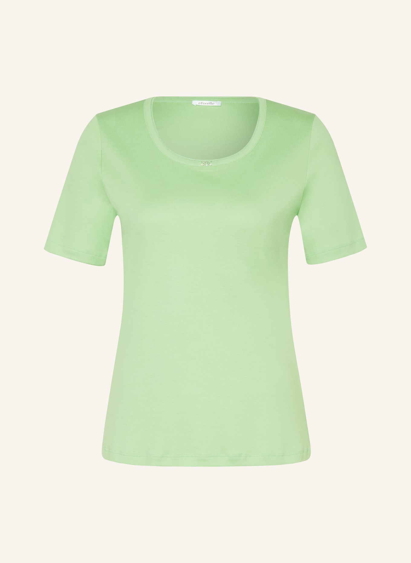efixelle T-Shirt mit Schmucksteinen, Farbe: HELLGRÜN (Bild 1)