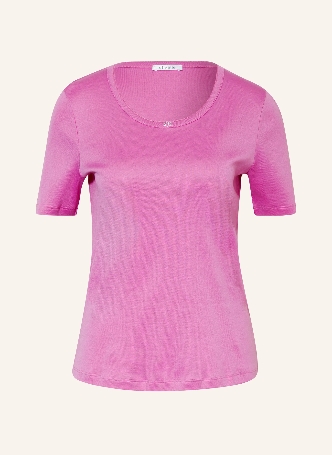 efixelle T-Shirt mit Schmucksteinen, Farbe: ROSA (Bild 1)
