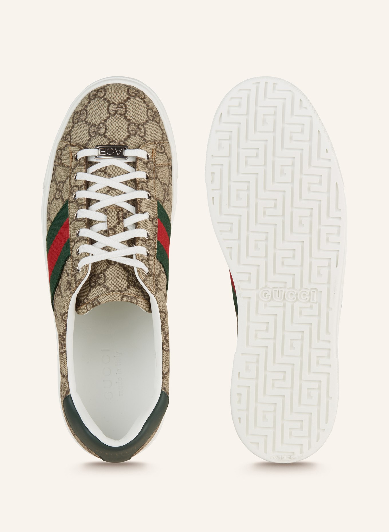GUCCI Sneakers NEW ACE GG, Color: 9746 BEIGE (Image 5)