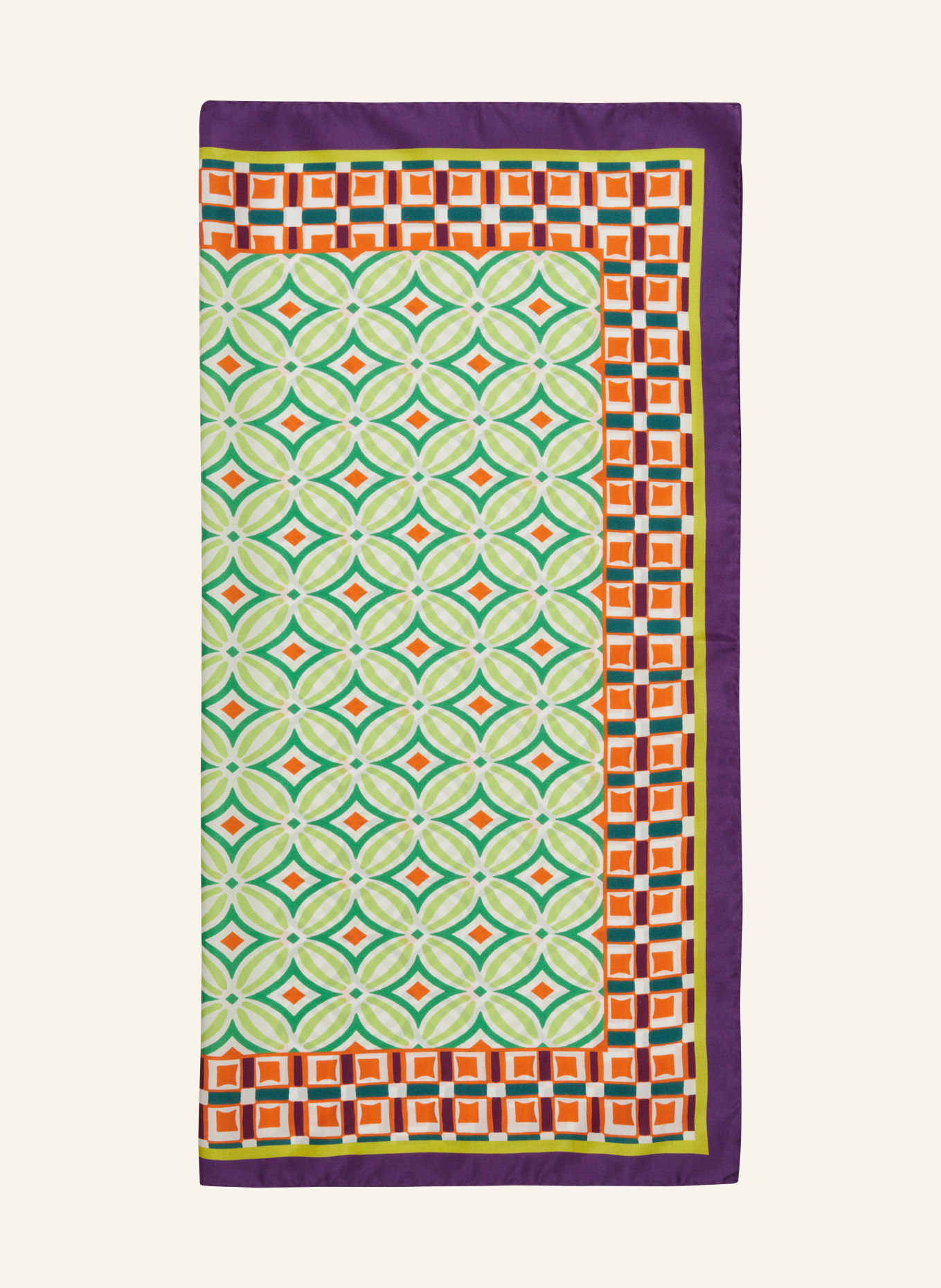 Barbieri Hedvábný šátek, Barva: SVĚTLE ZELENÁ/ ZELENÁ (Obrázek 1)