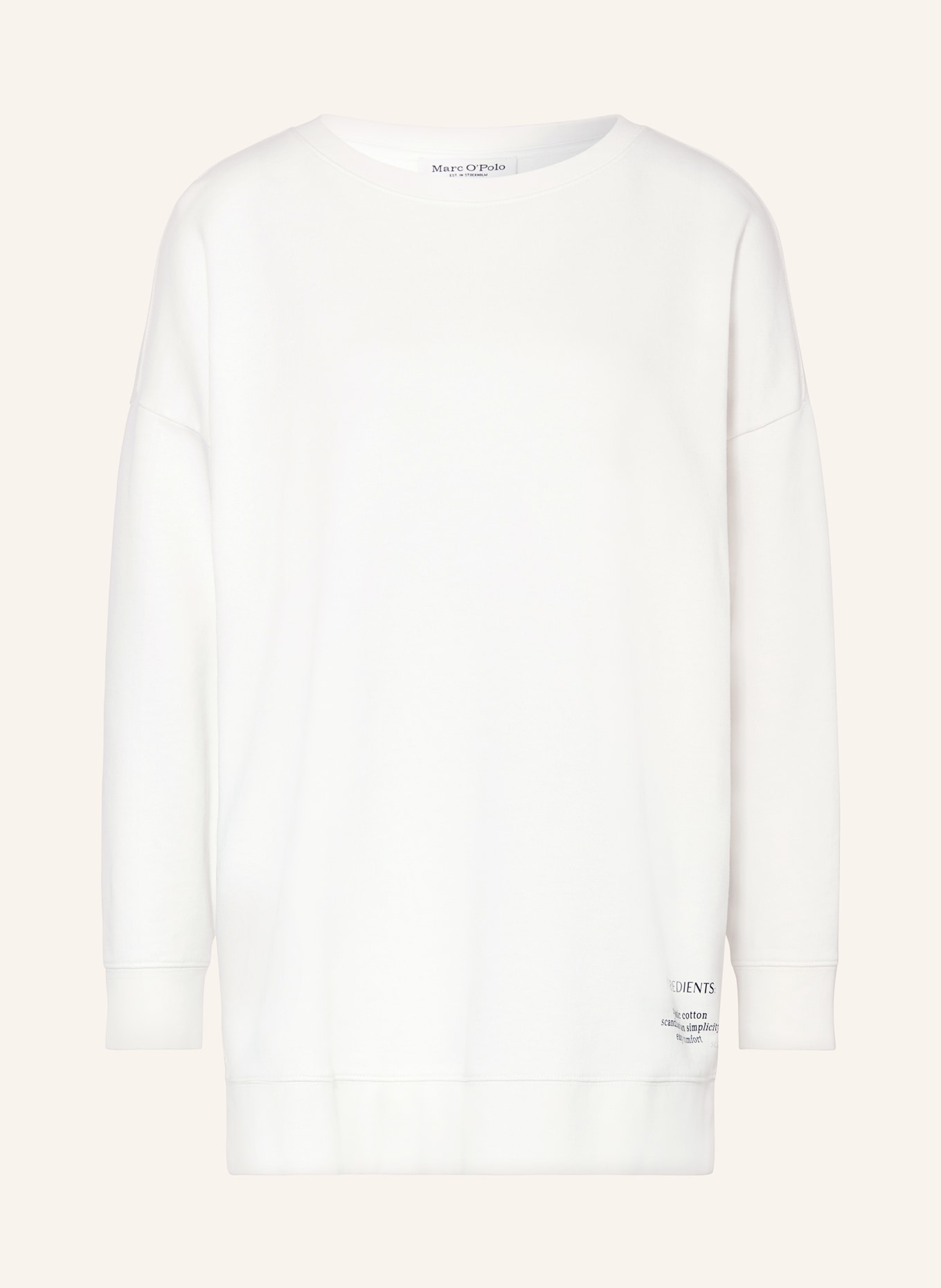 Marc O'Polo Oversized sweatshirt, Color: WHITE (Image 1)