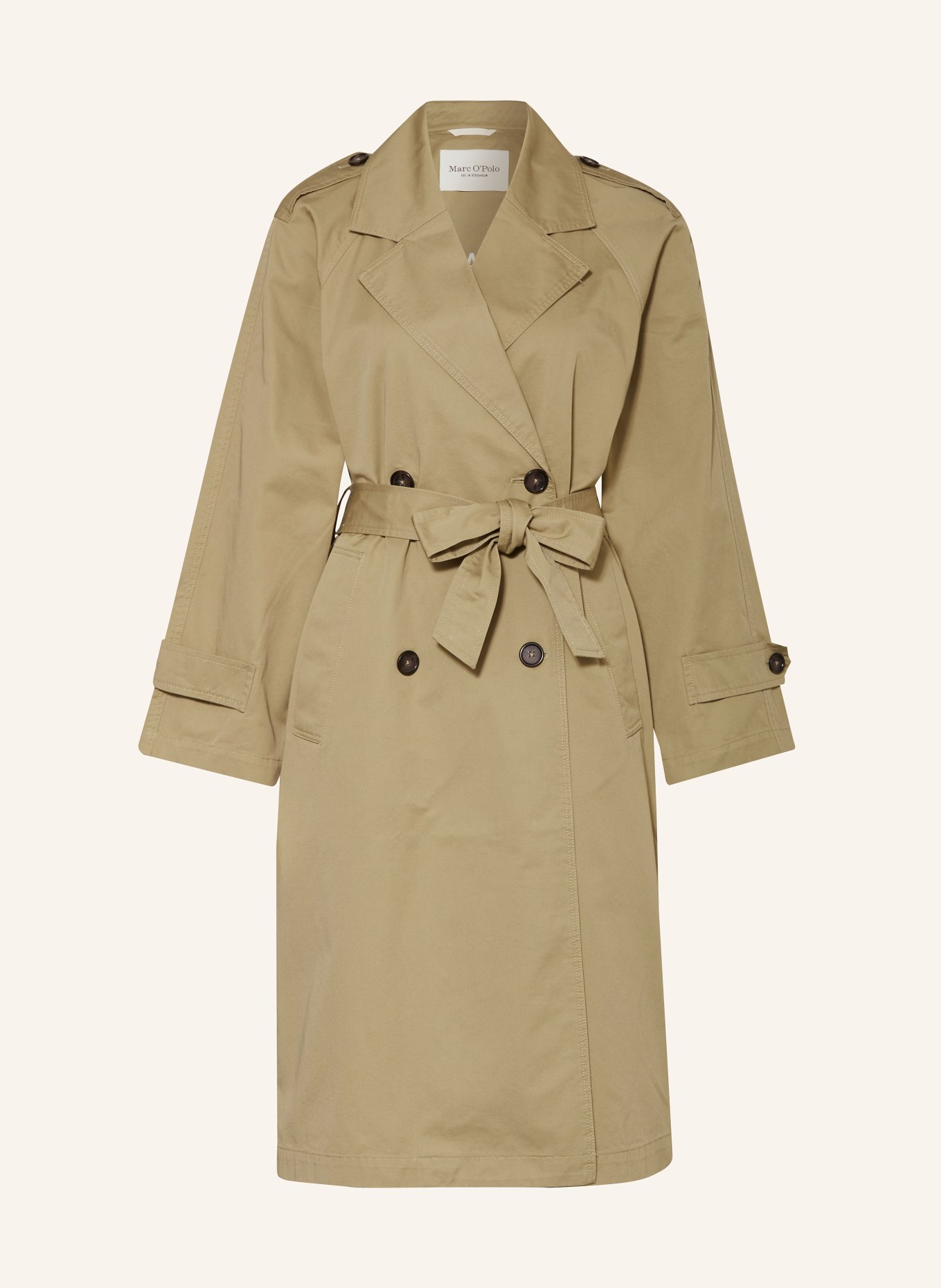 Marc O'Polo Trench coat, Color: LIGHT GREEN (Image 1)