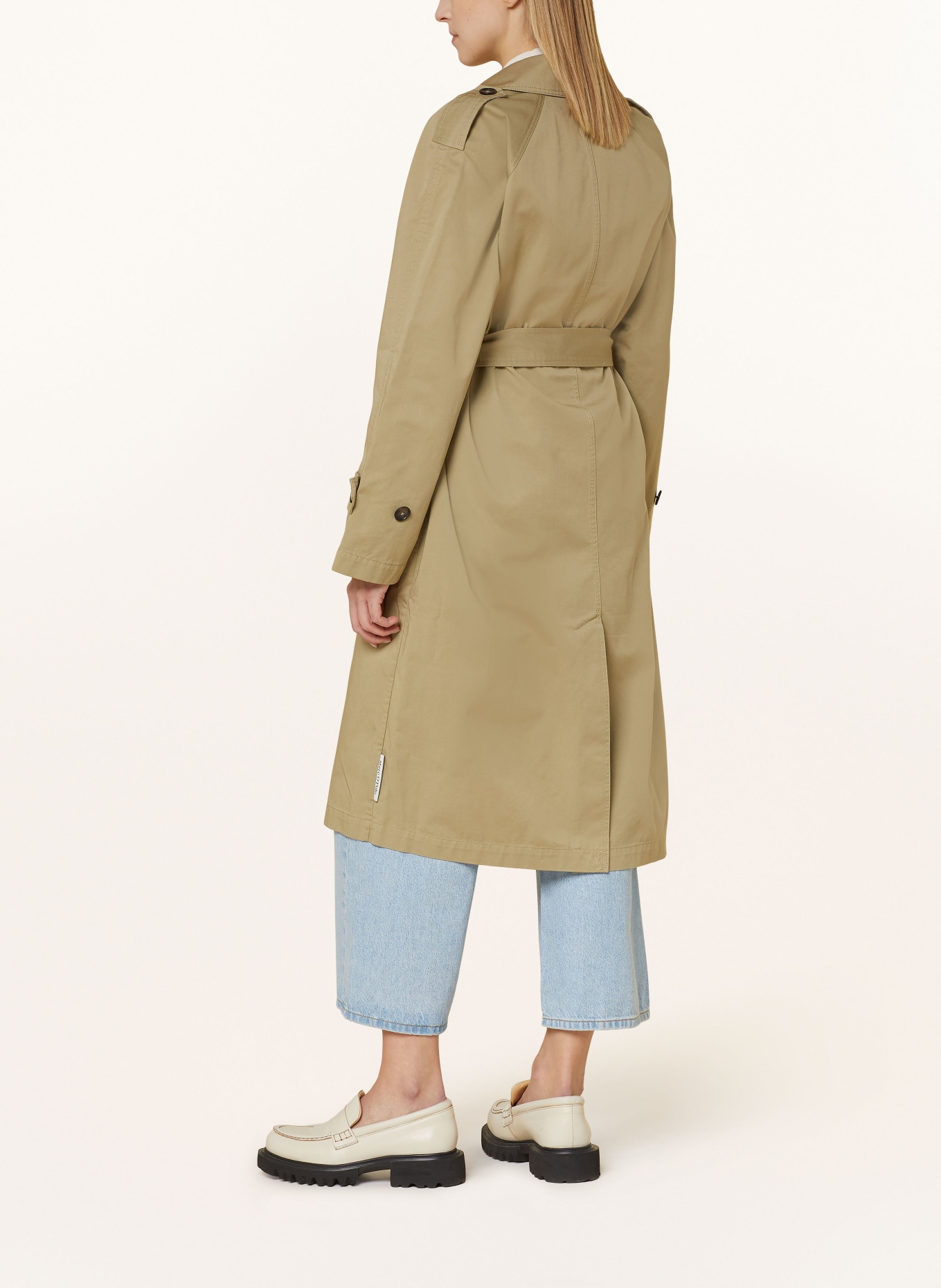 Marc O'Polo Trench coat, Color: LIGHT GREEN (Image 3)