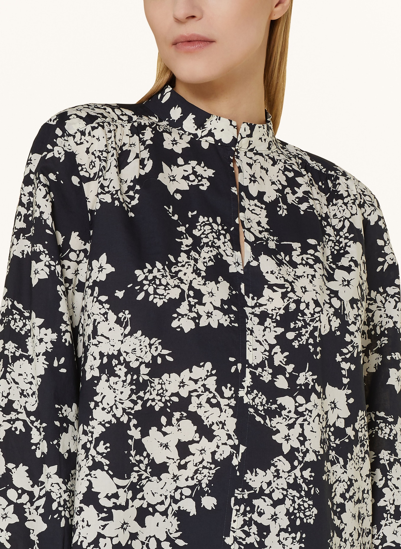 Marc O'Polo Shirt blouse, Color: BLACK/ WHITE (Image 4)