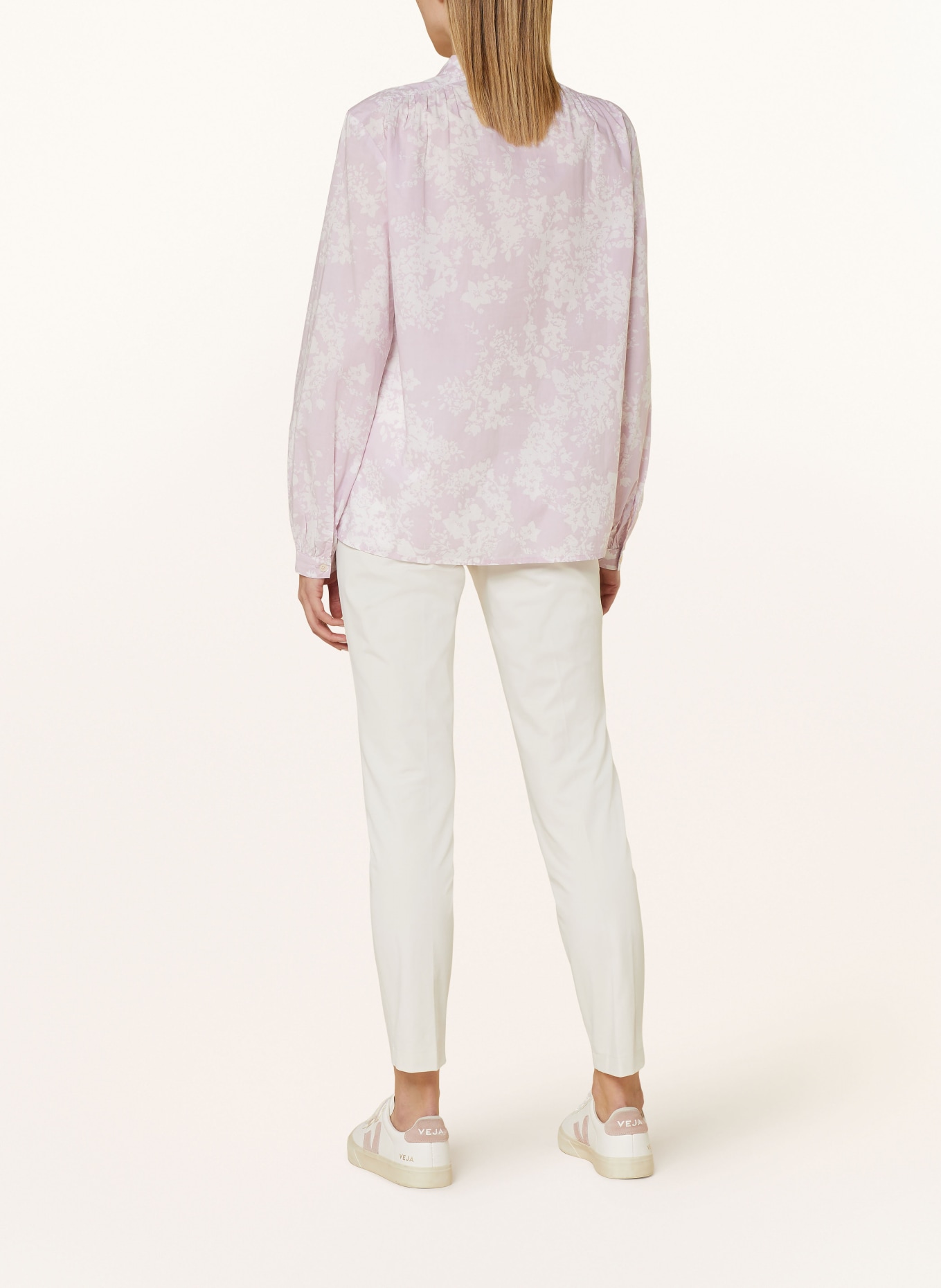 Marc O'Polo Shirt blouse, Color: WHITE/ LIGHT PINK (Image 3)