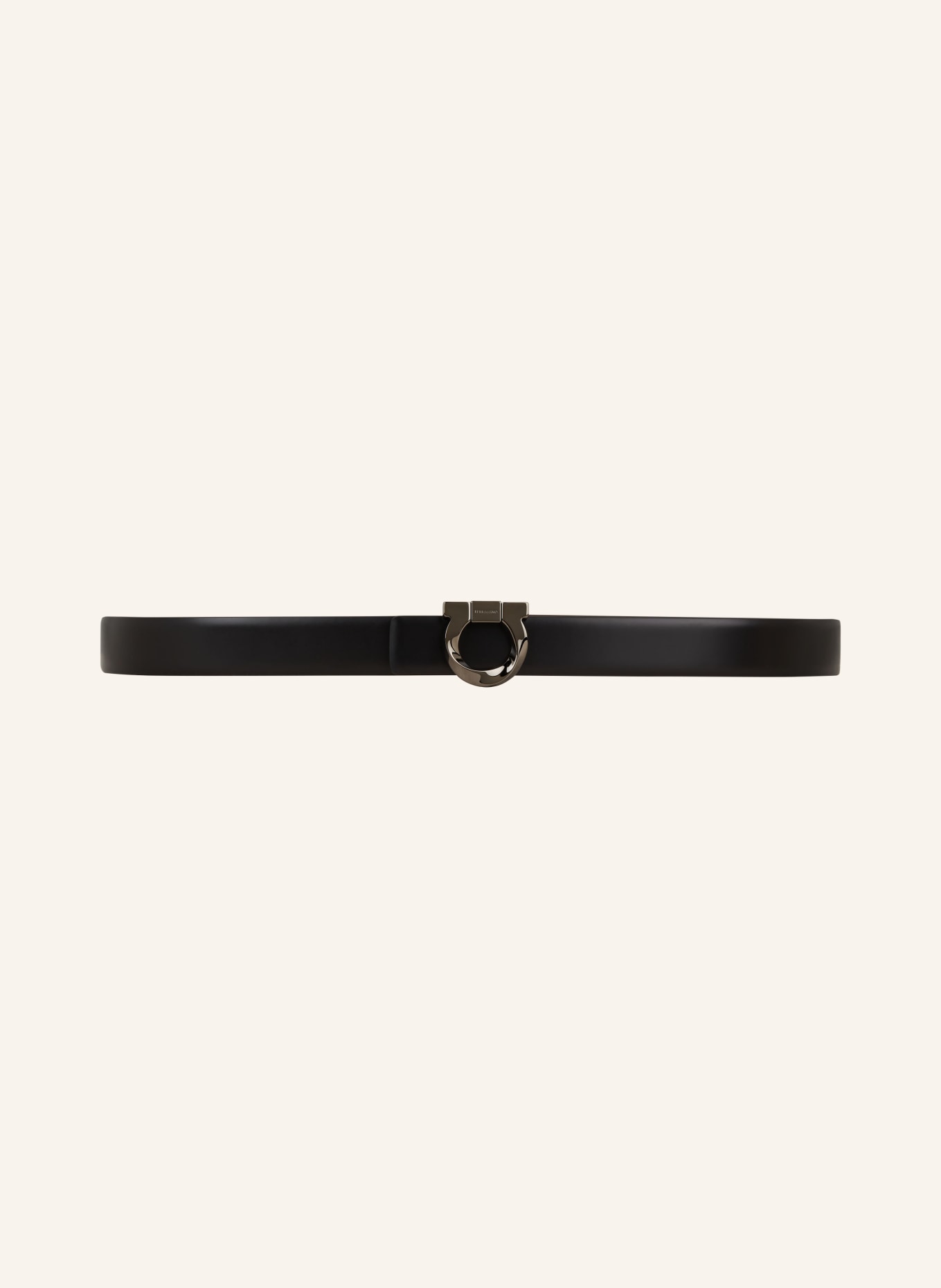 FERRAGAMO Leather belt, Color: BROWN/ BLACK (Image 3)