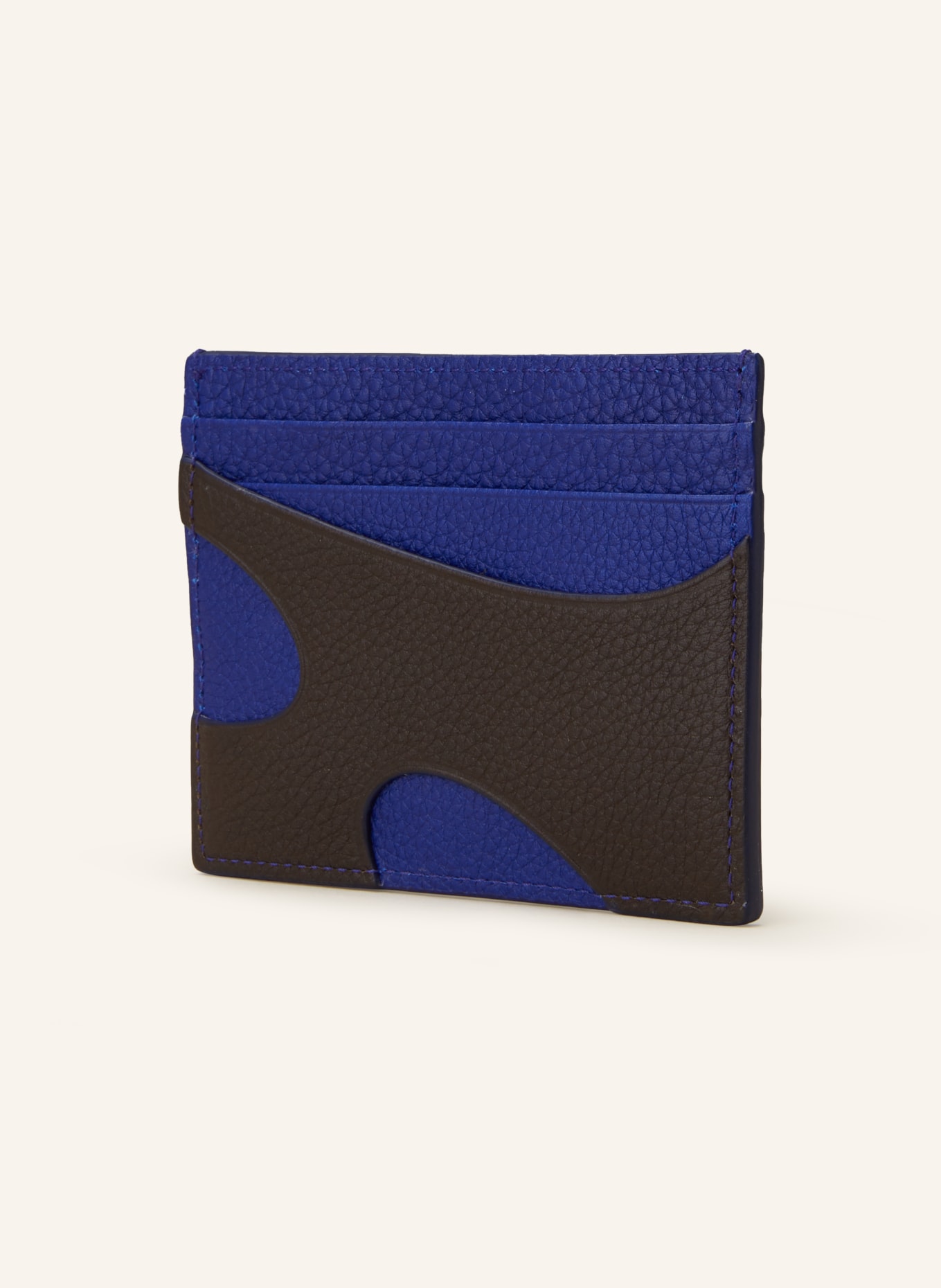 FERRAGAMO Card case, Color: BLACK/ BLUE (Image 2)