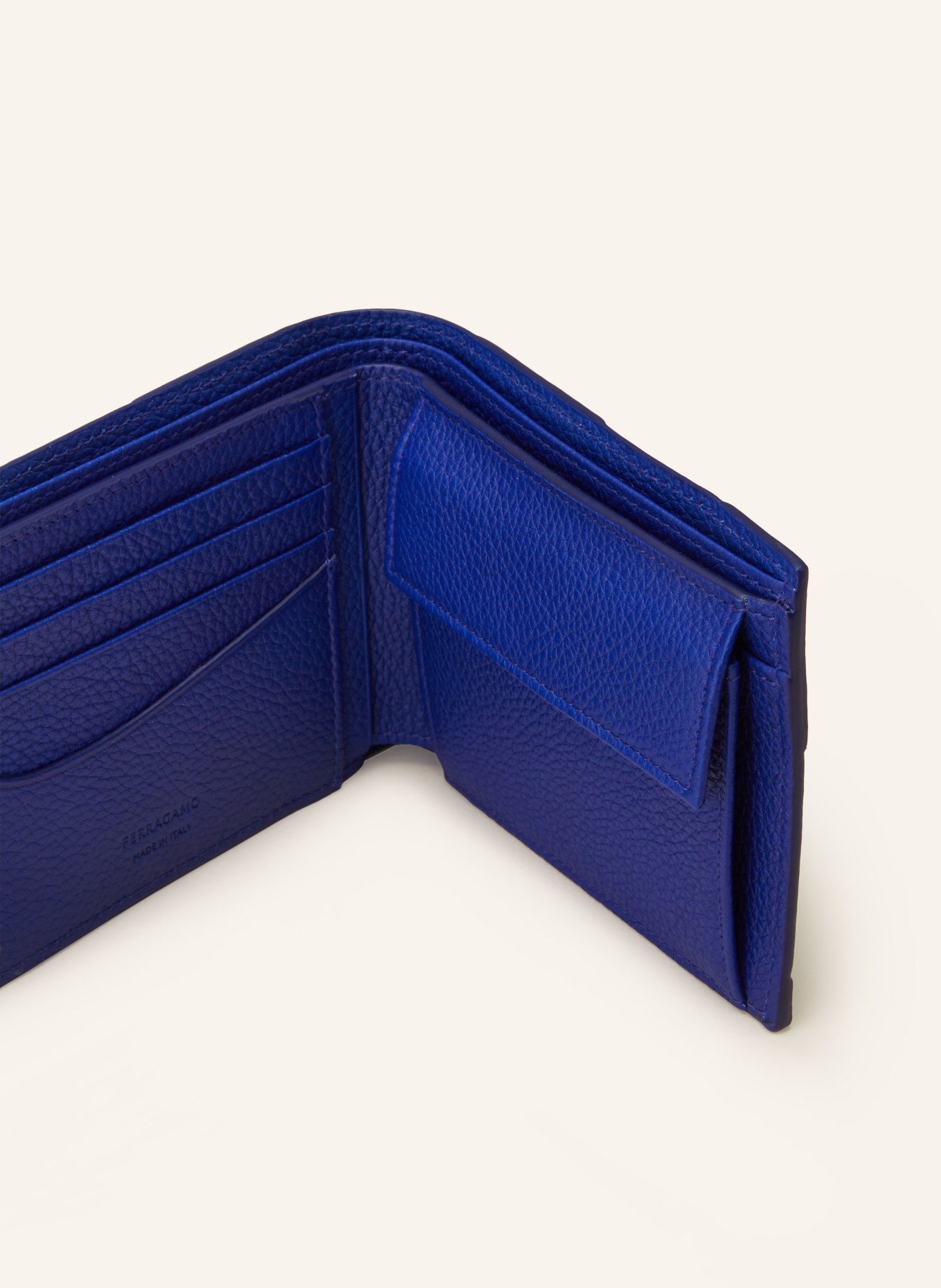 FERRAGAMO Wallet, Color: BLACK/ BLUE (Image 3)
