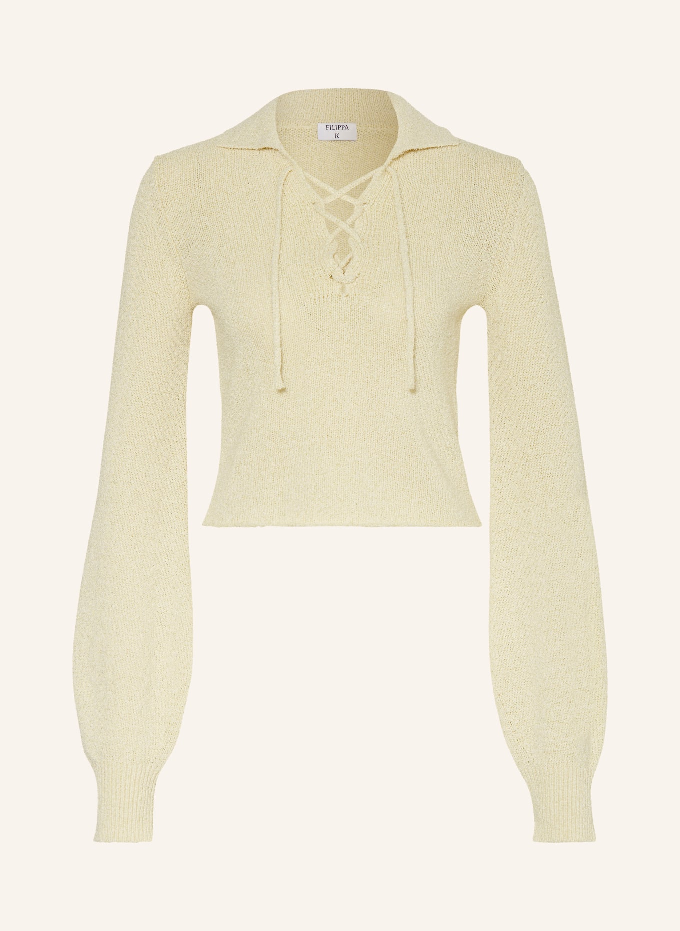 Filippa K Cropped sweater, Color: LIGHT GREEN (Image 1)