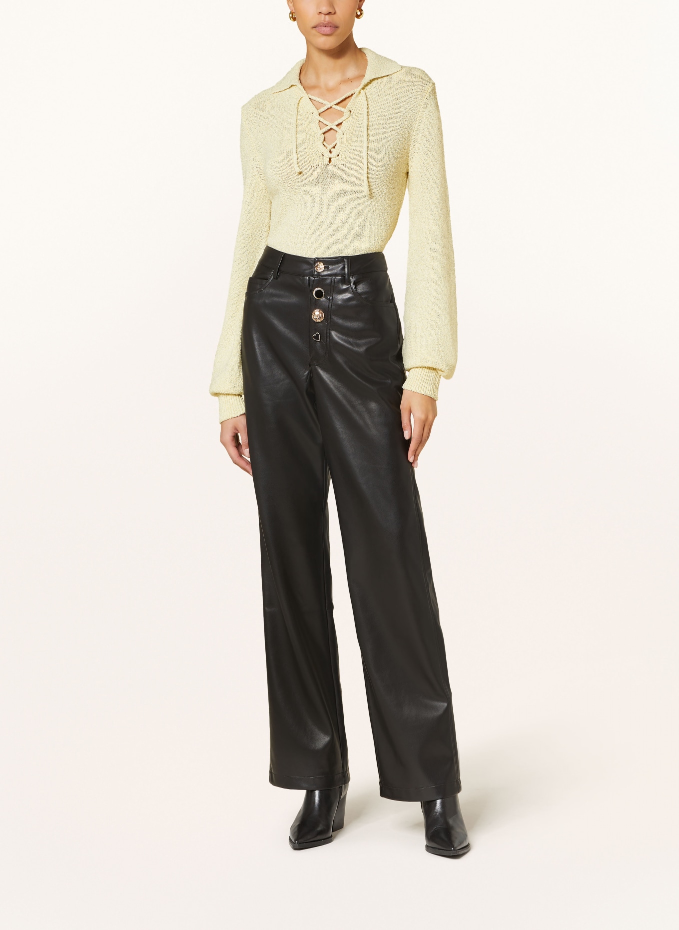 Filippa K Cropped sweater, Color: LIGHT GREEN (Image 2)