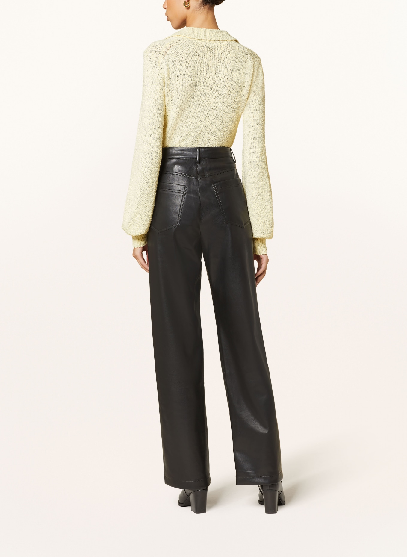 Filippa K Cropped sweater, Color: LIGHT GREEN (Image 3)