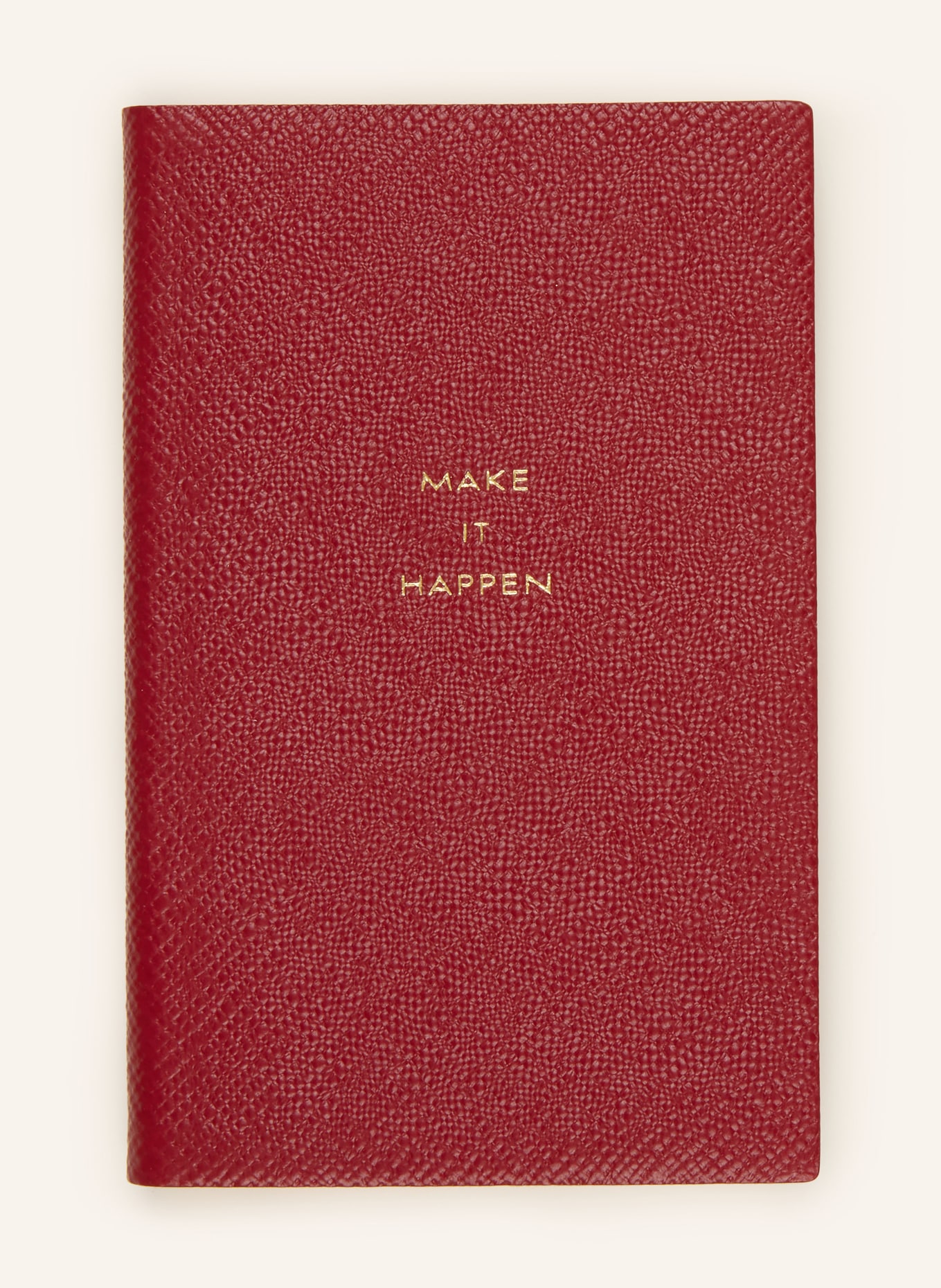 SMYTHSON Notebook PANAMA, Color: DARK RED (Image 1)