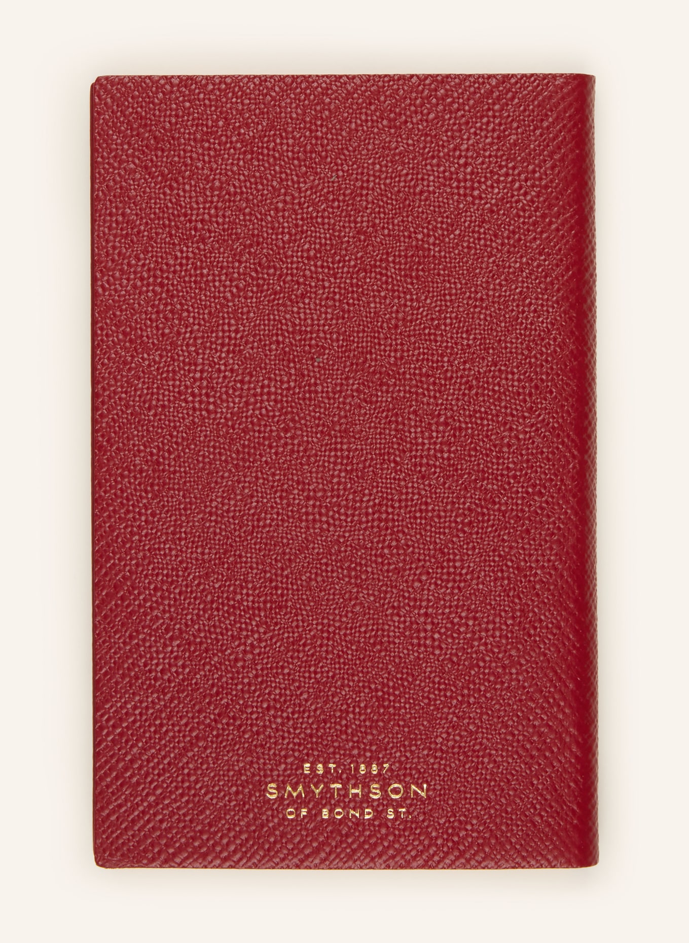 SMYTHSON Notebook PANAMA, Color: DARK RED (Image 2)