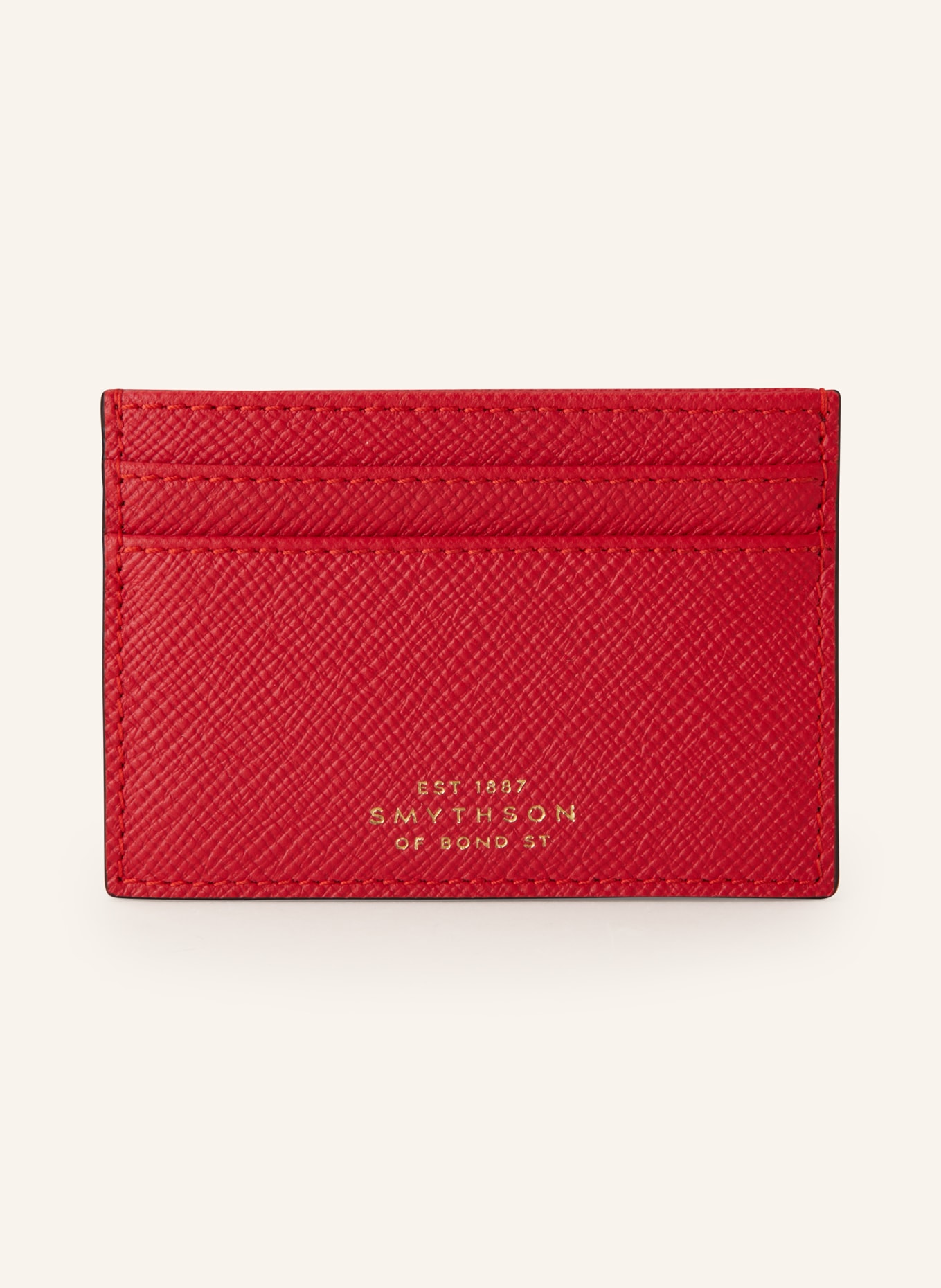 SMYTHSON Card case PANAMA, Color: RED (Image 1)