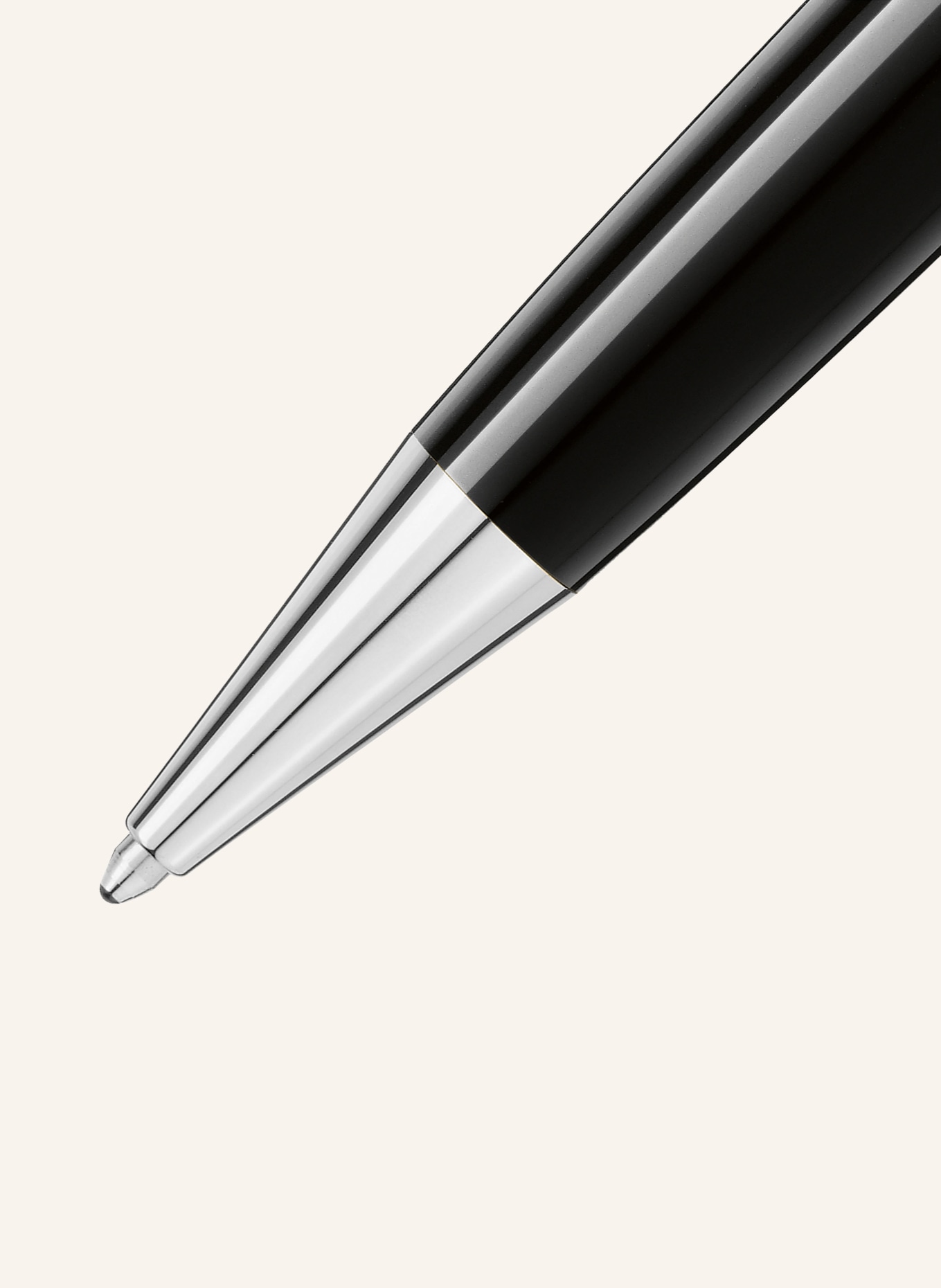MONTBLANC Kugelschreiber MEISTERSTÜCK PLATINUM LINE MIDSIZE, Farbe: SCHWARZ/ SILBER (Bild 2)
