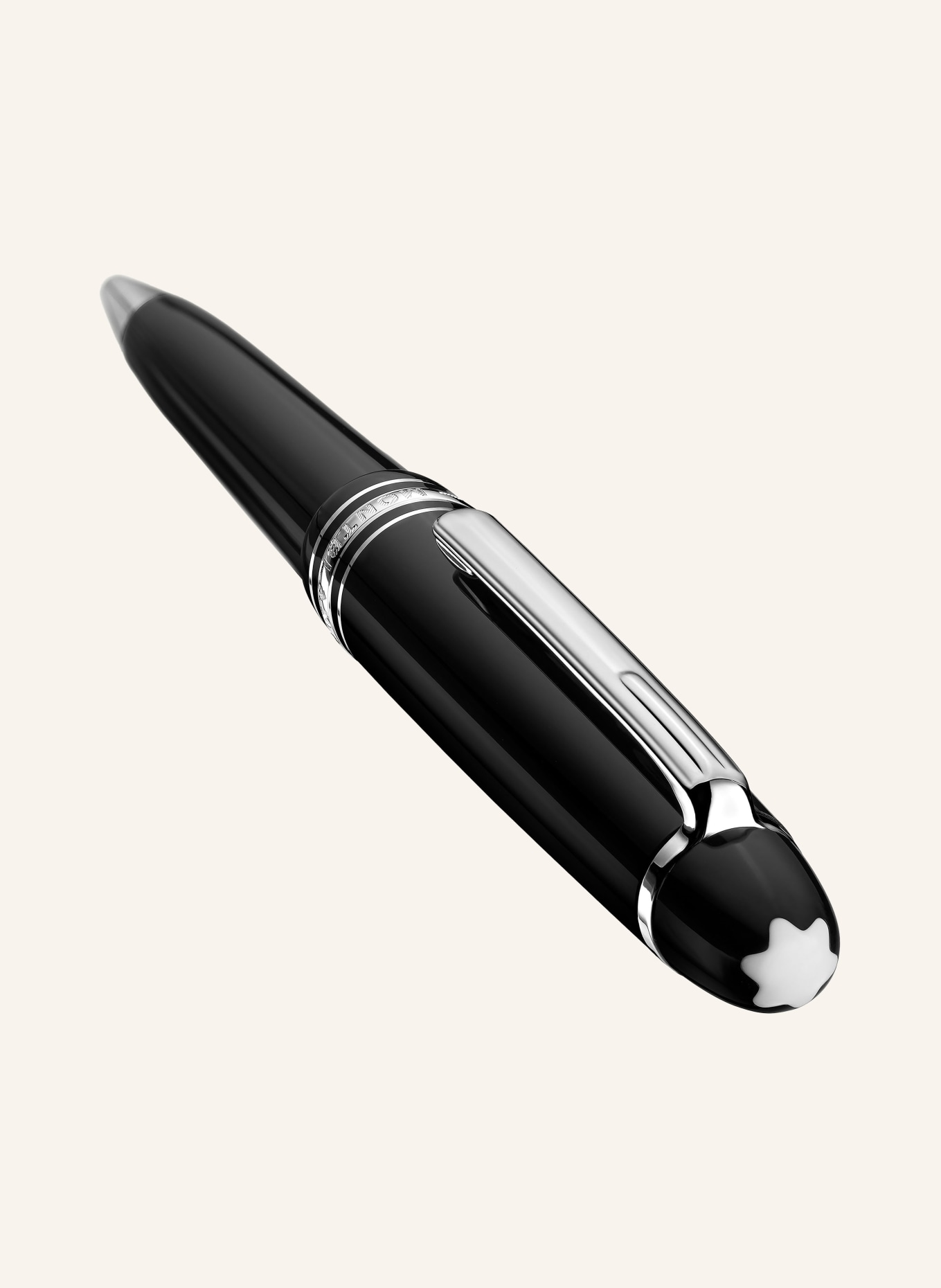 MONTBLANC Ballpoint pen MEISTERSTÜCK PLATINUM LINE MIDSIZE, Color: BLACK/ SILVER (Image 3)