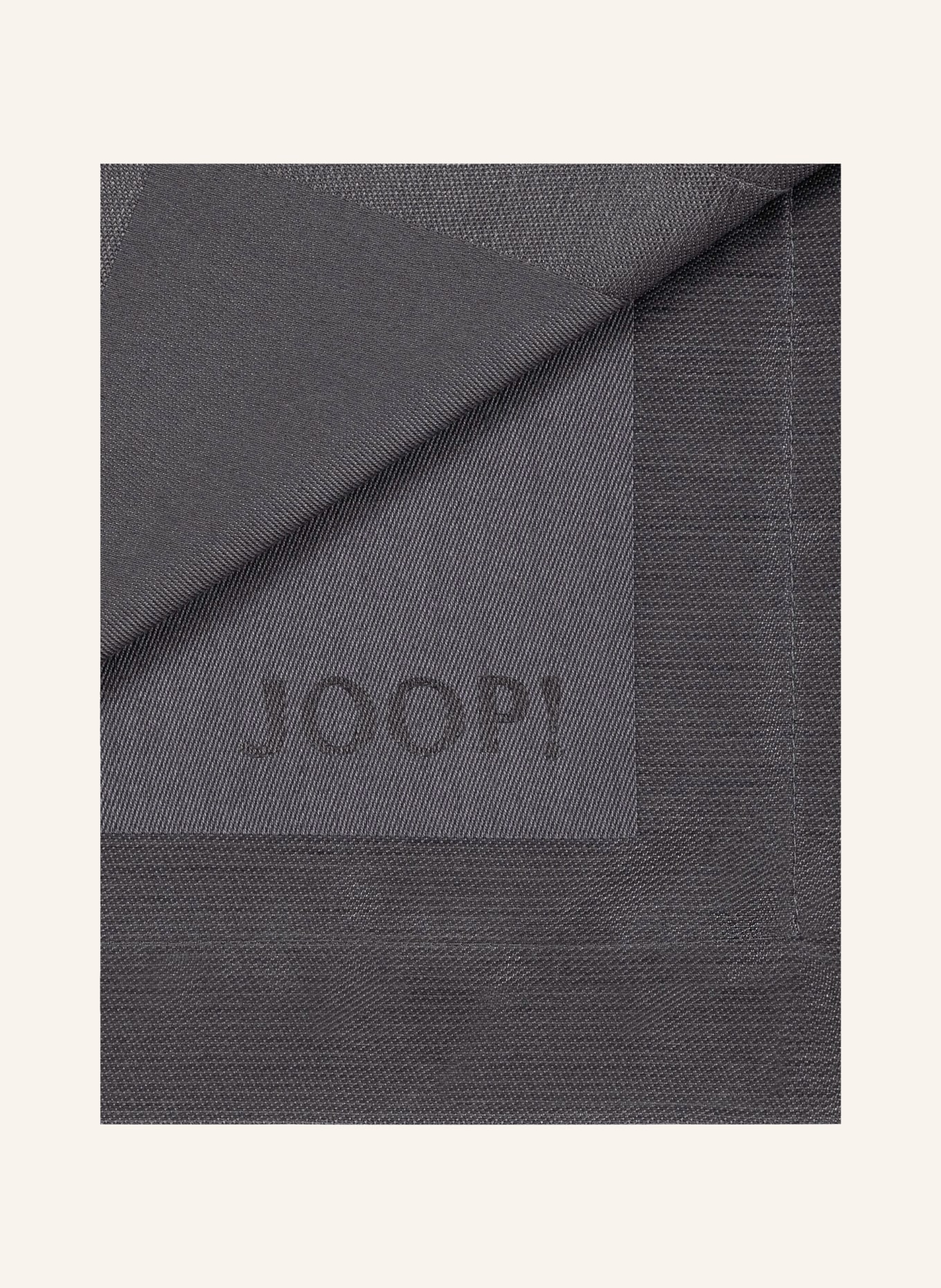JOOP! 2-częściowy zestaw podkładek na stół JOOP! SIGNATURE, Kolor: CZIEMNOSZARY (Obrazek 4)