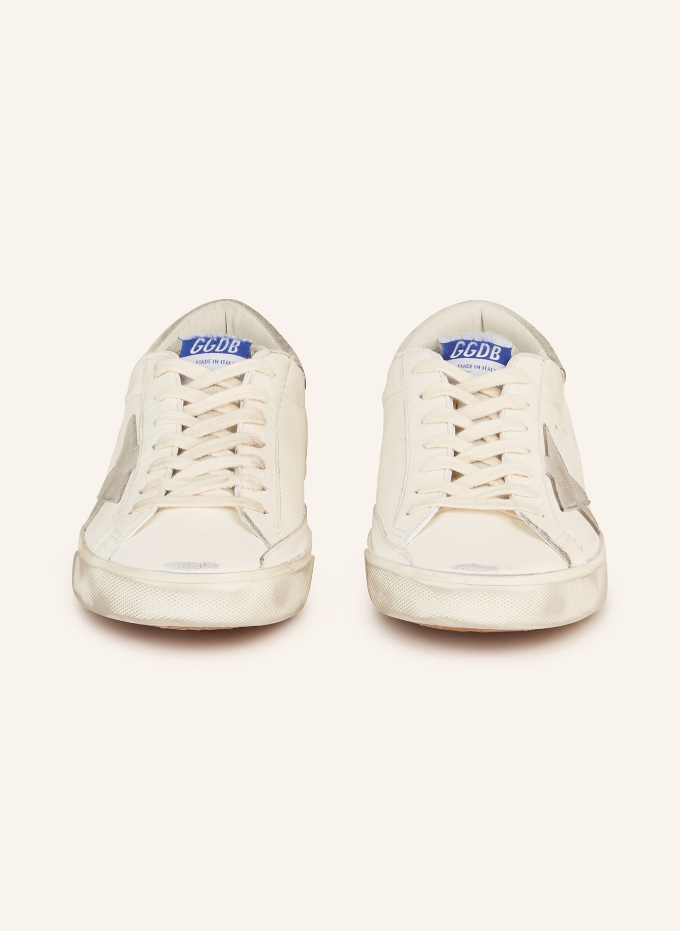 GOLDEN GOOSE Sneakers SUPERSTAR, Color: WHITE/ GRAY (Image 3)