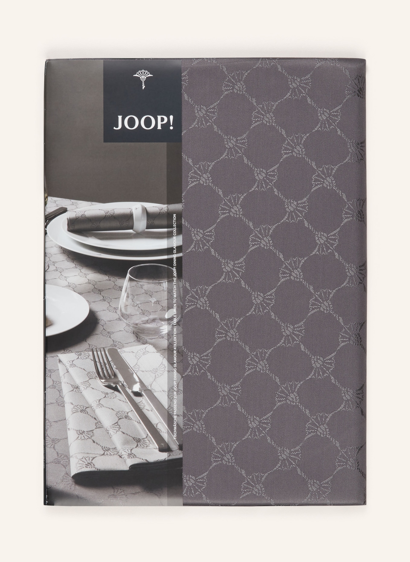 JOOP! Obrus stołowy JOOP! CORNFLOWER, Kolor: CZIEMNOSZARY (Obrazek 2)